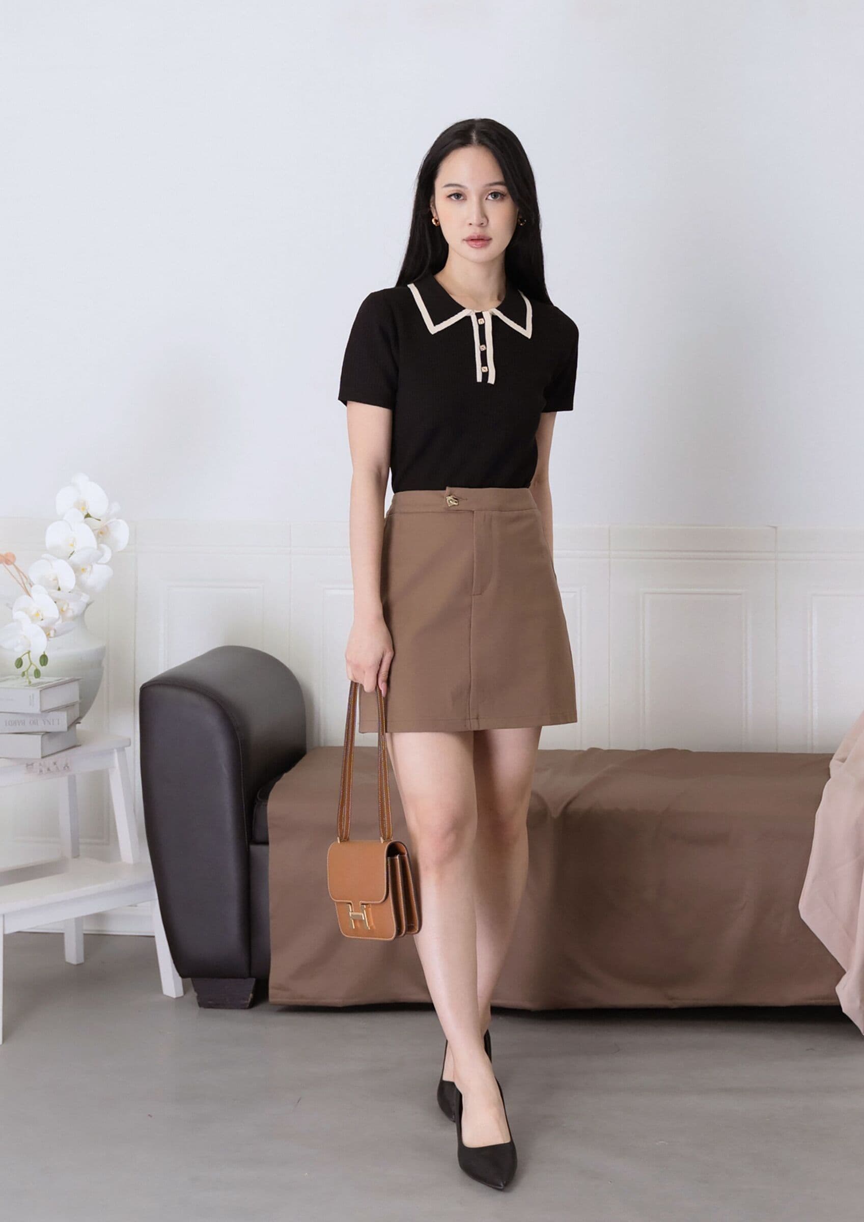 Easy-match Mini SkirtZSK5033