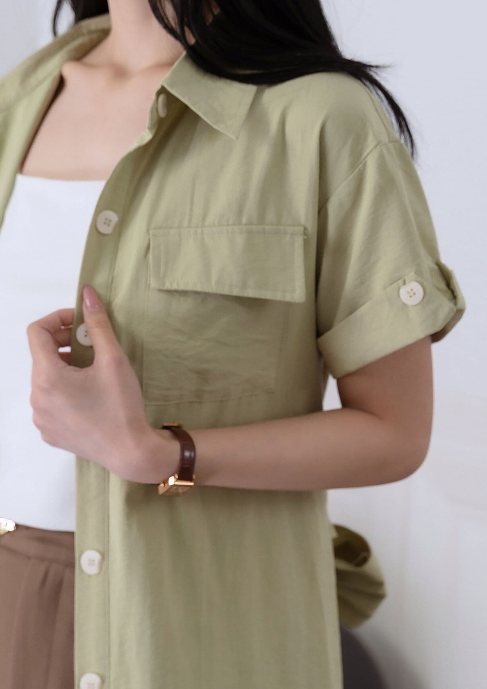 Payton Shirt Dress ZBL5028