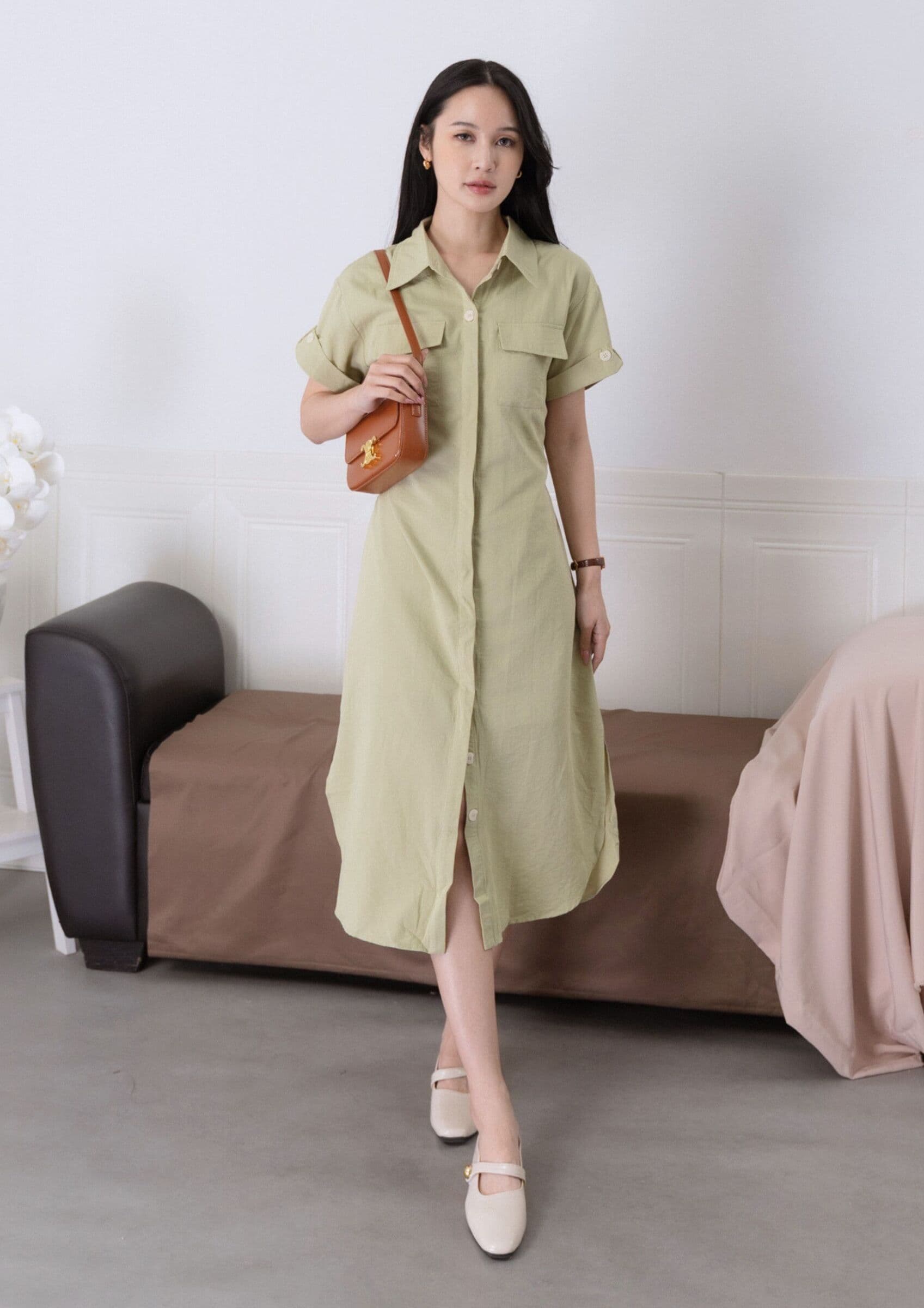 Payton Shirt Dress ZBL5028