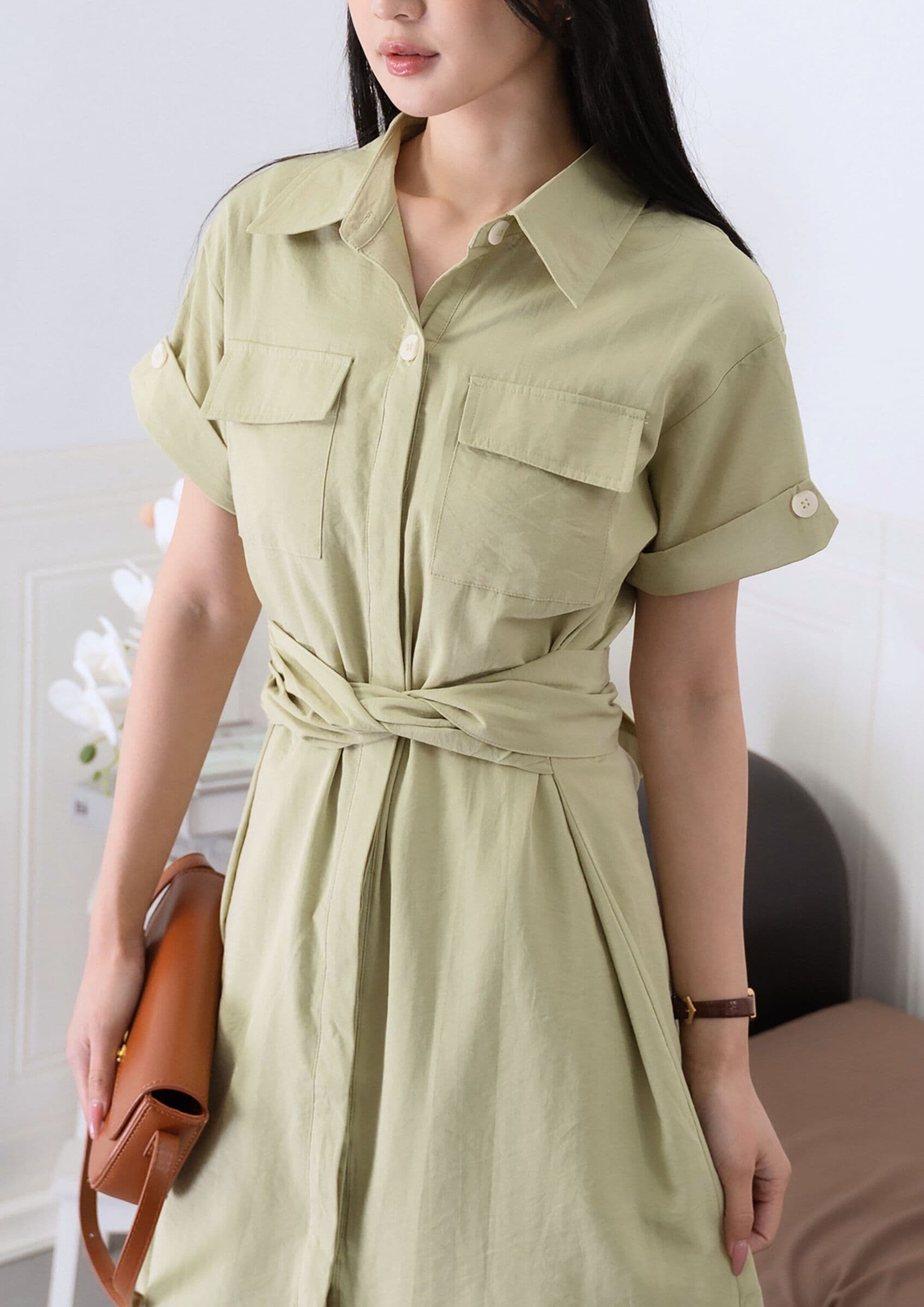 Payton Shirt Dress ZBL5028