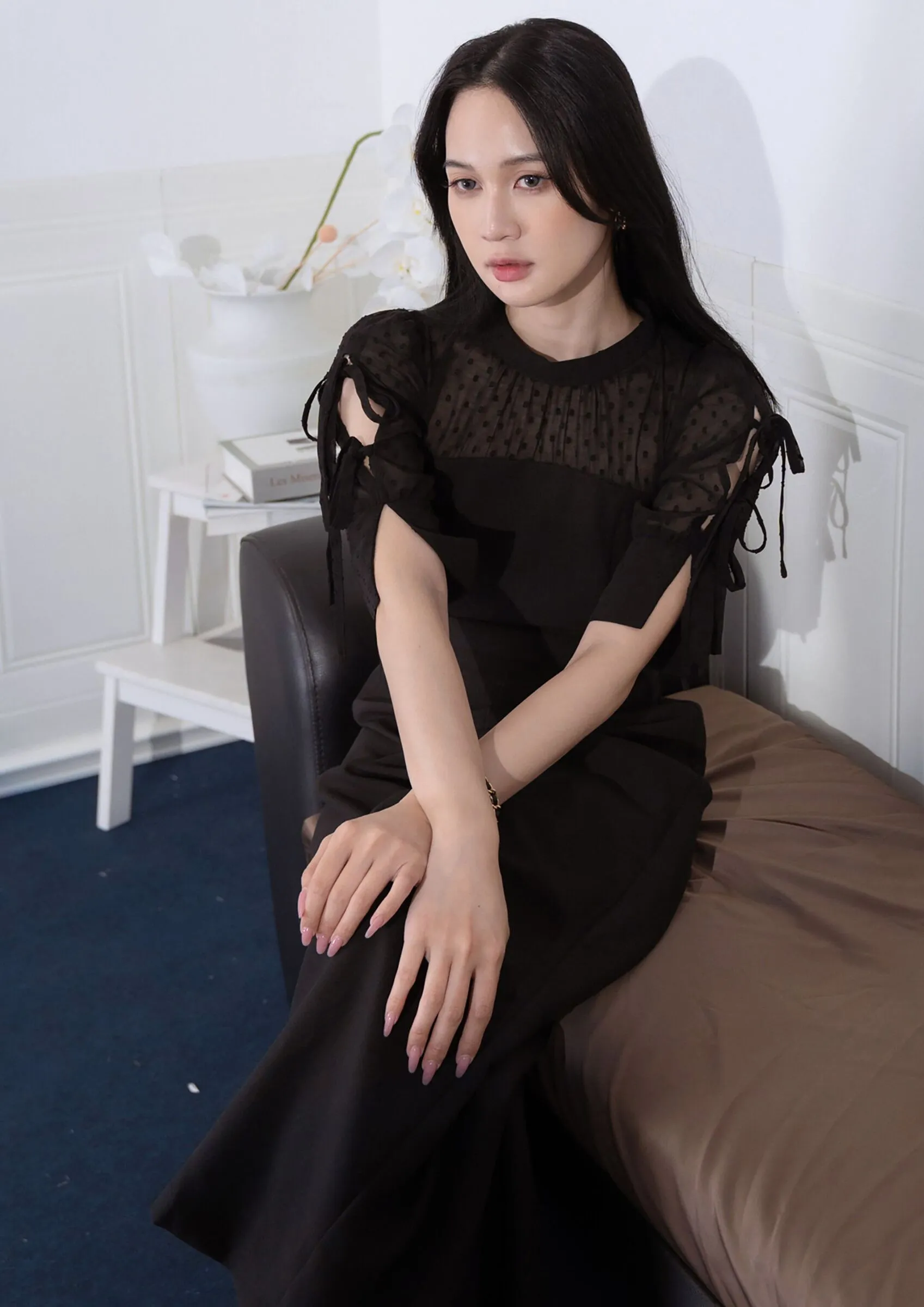 Organza Panel Jumpsuit ZBL5021