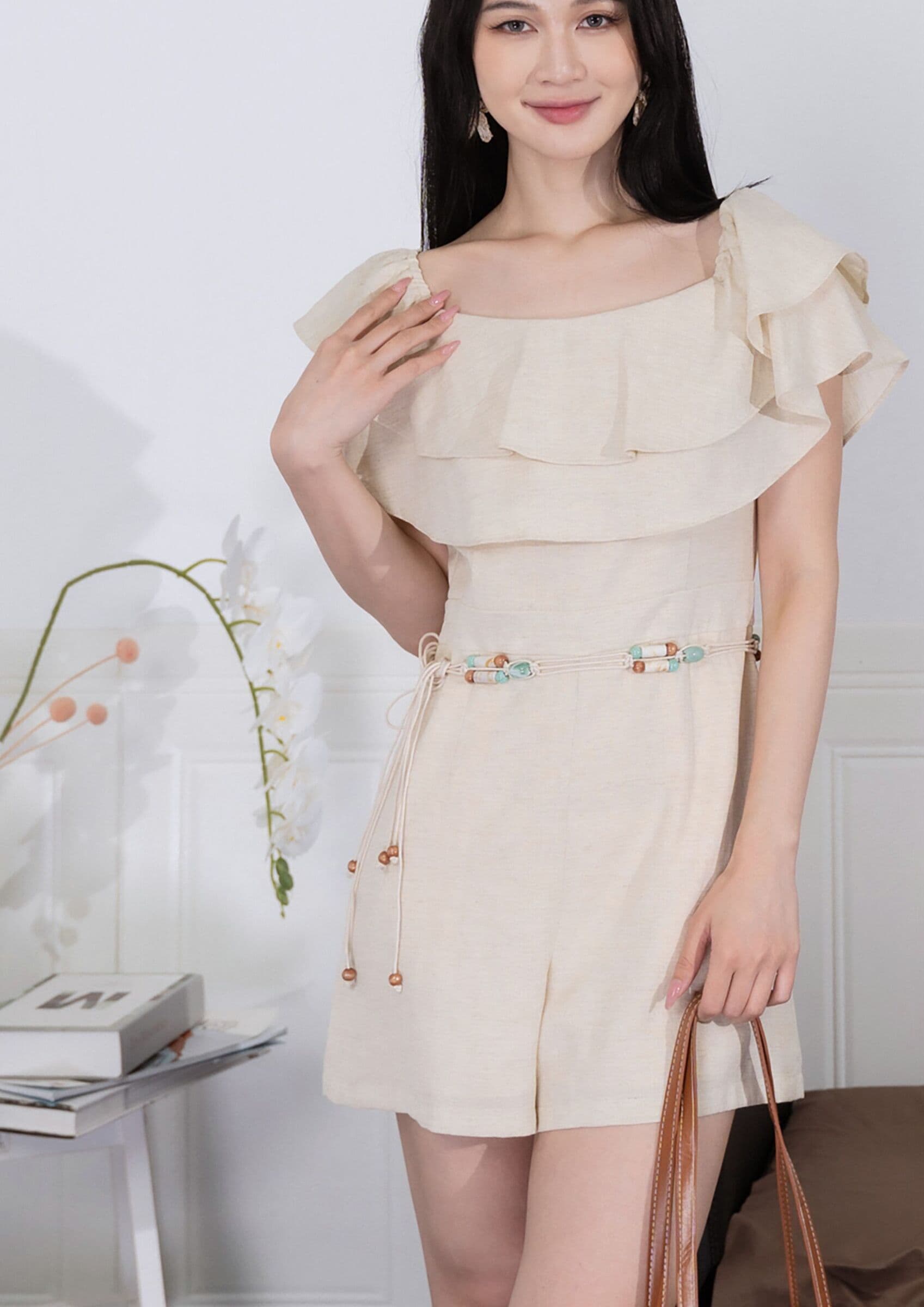 Sade Off-Shoulder Romper ZBL5010