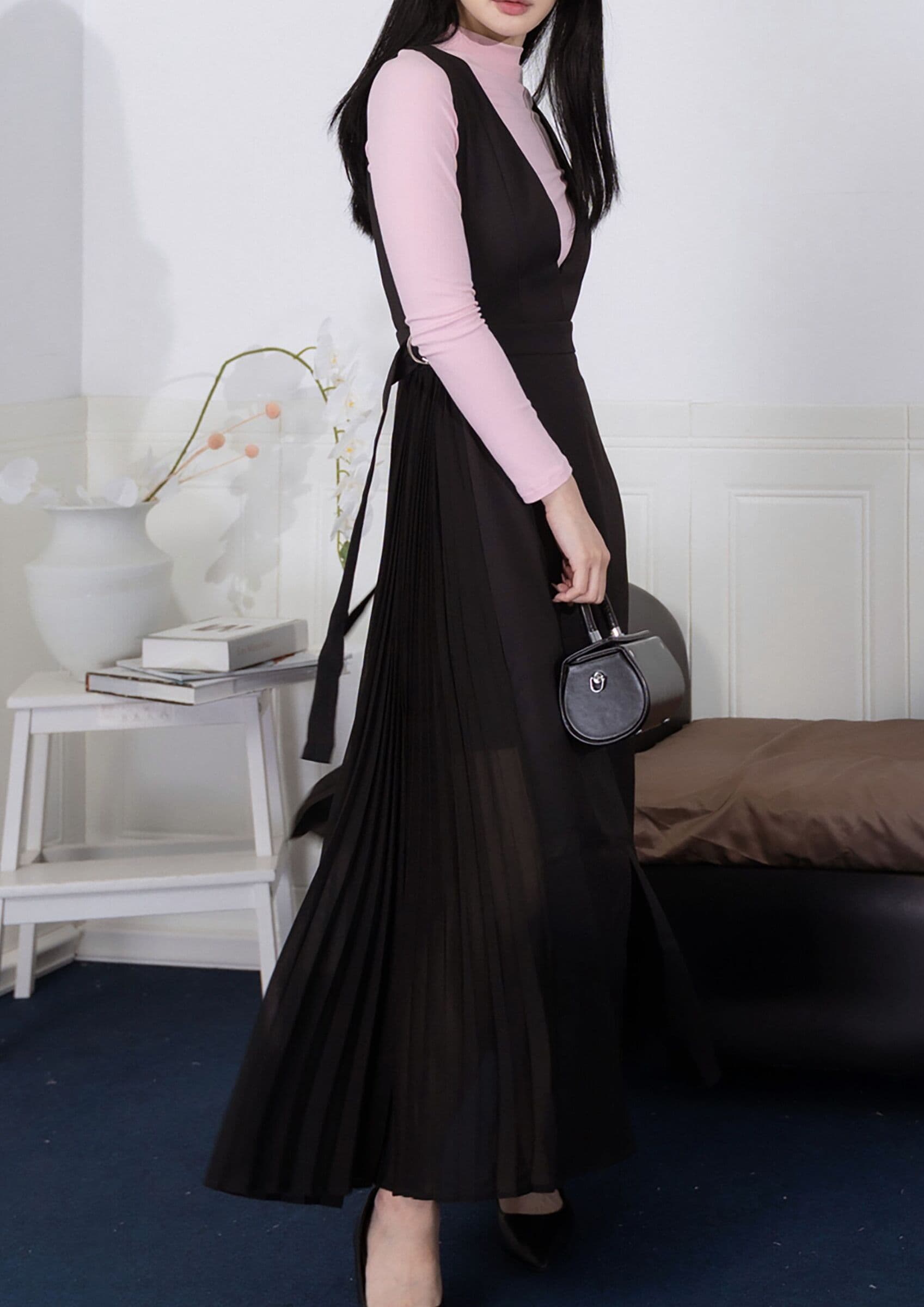 Hailey Pinafore Dress ZBL5049