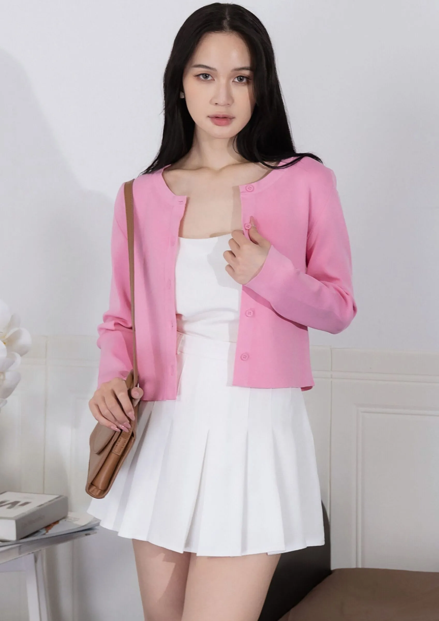Callidora Pleated Mini Skirt ZSK5044