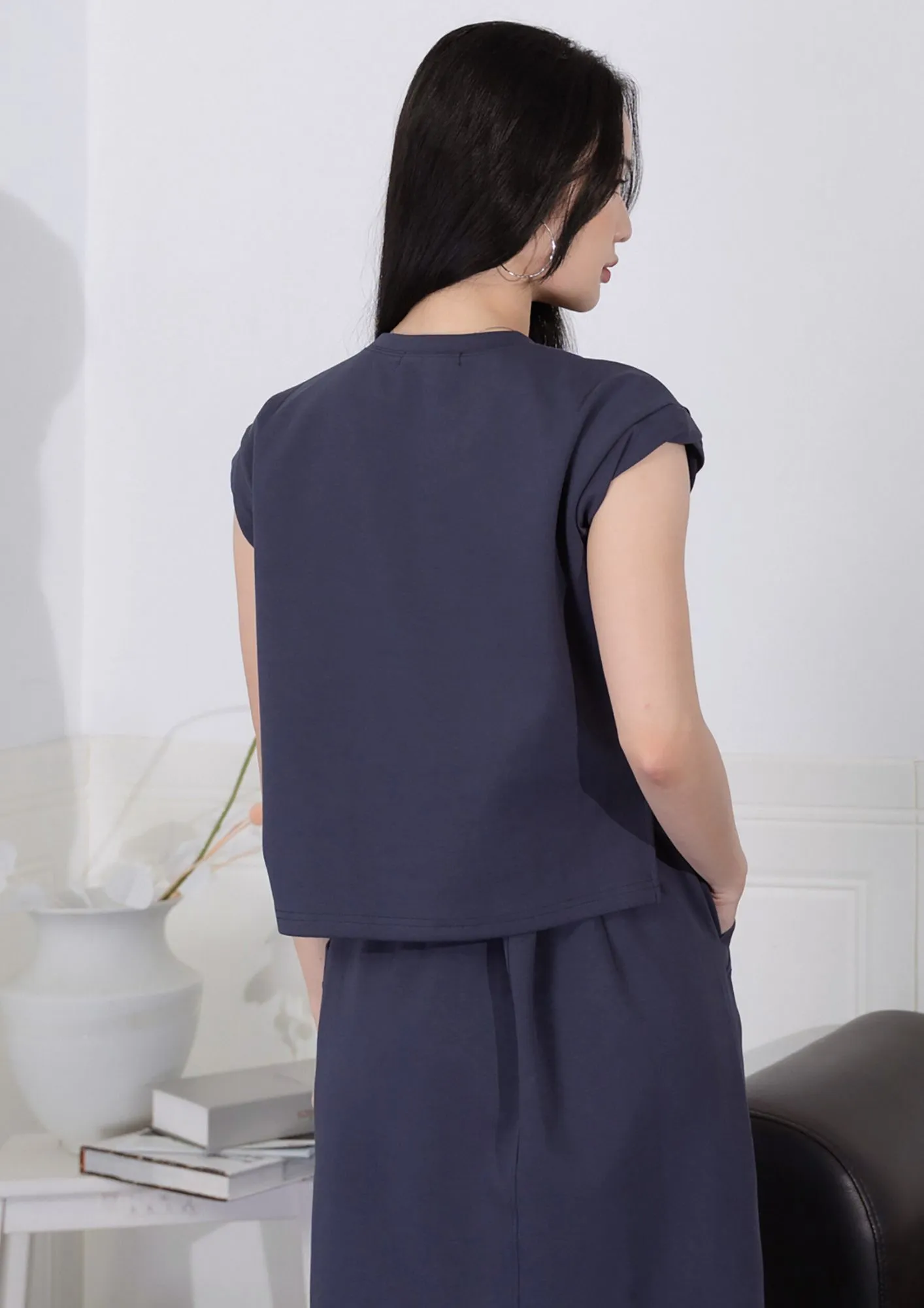 Zinovia Flutter Sleeve Top ZBP5172