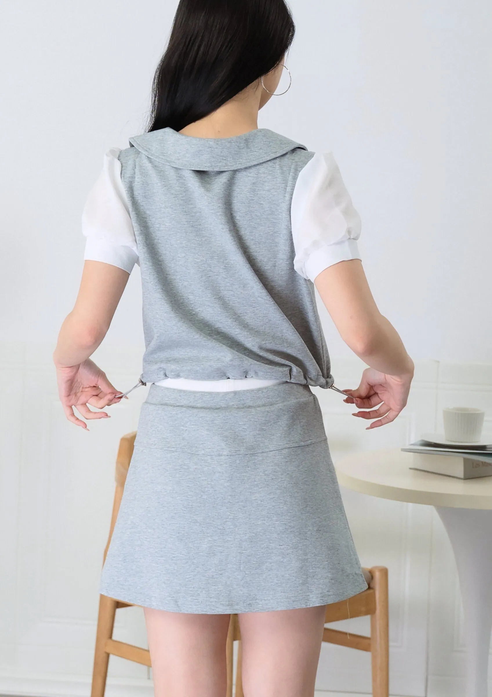 Mignon Puff-sleeve Casual Top ZBP5133