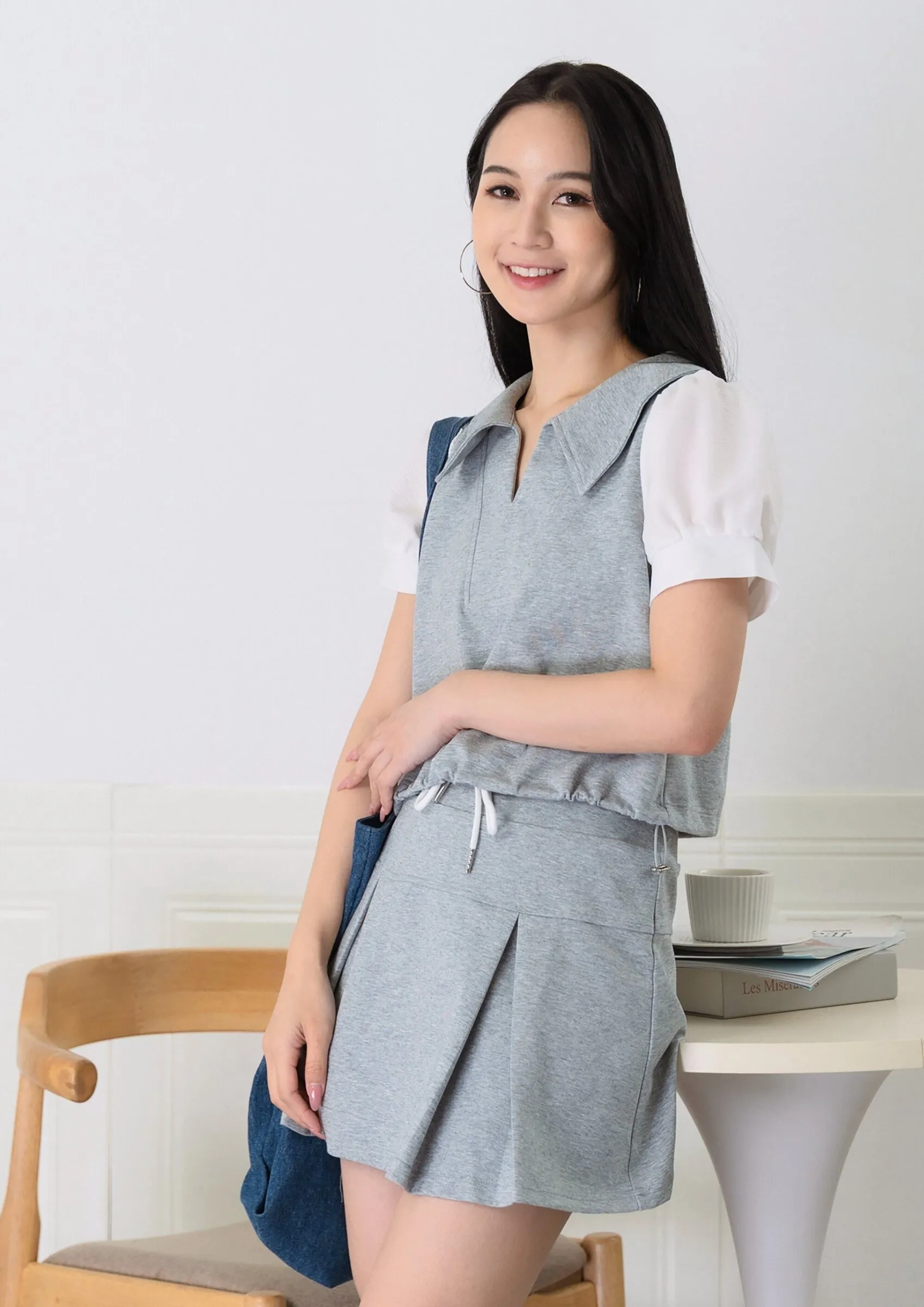 Mignon Puff-sleeve Casual Top ZBP5133