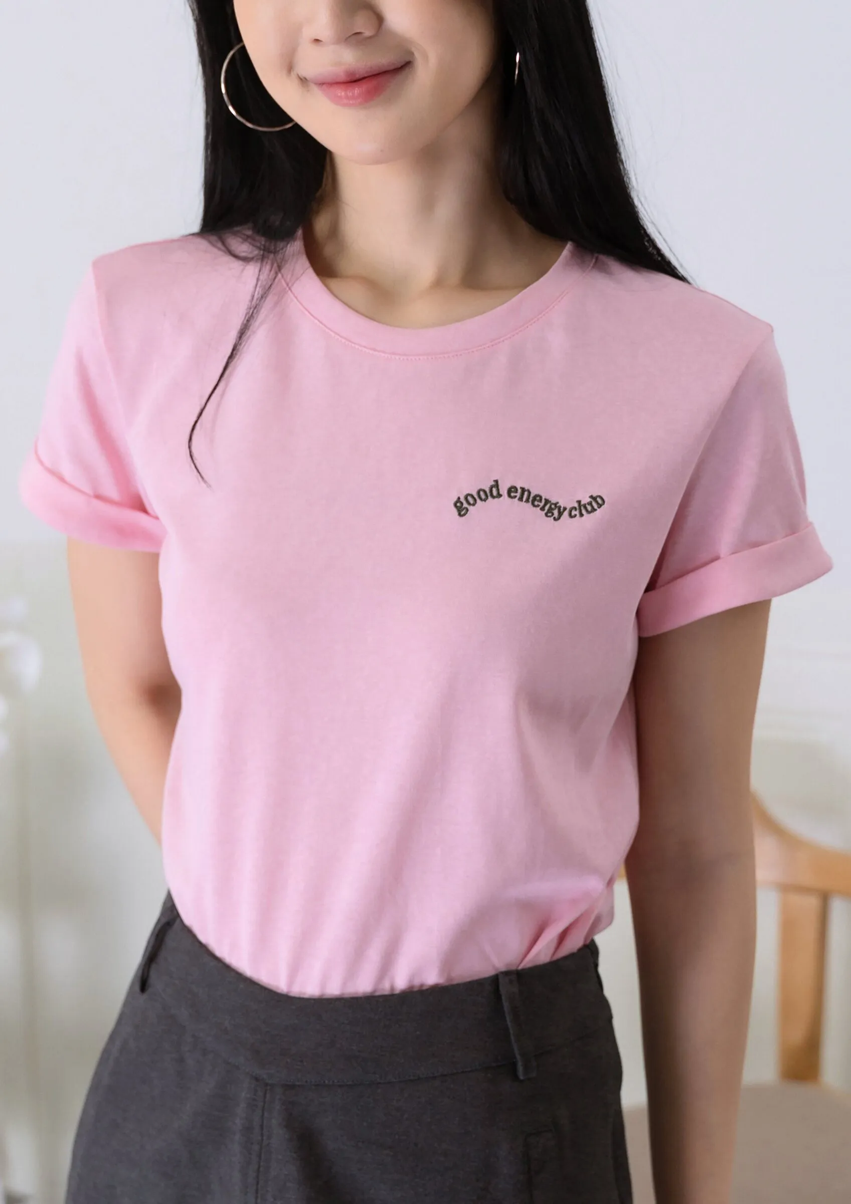 “Good Energy Club” Printed Tee ZBP5141