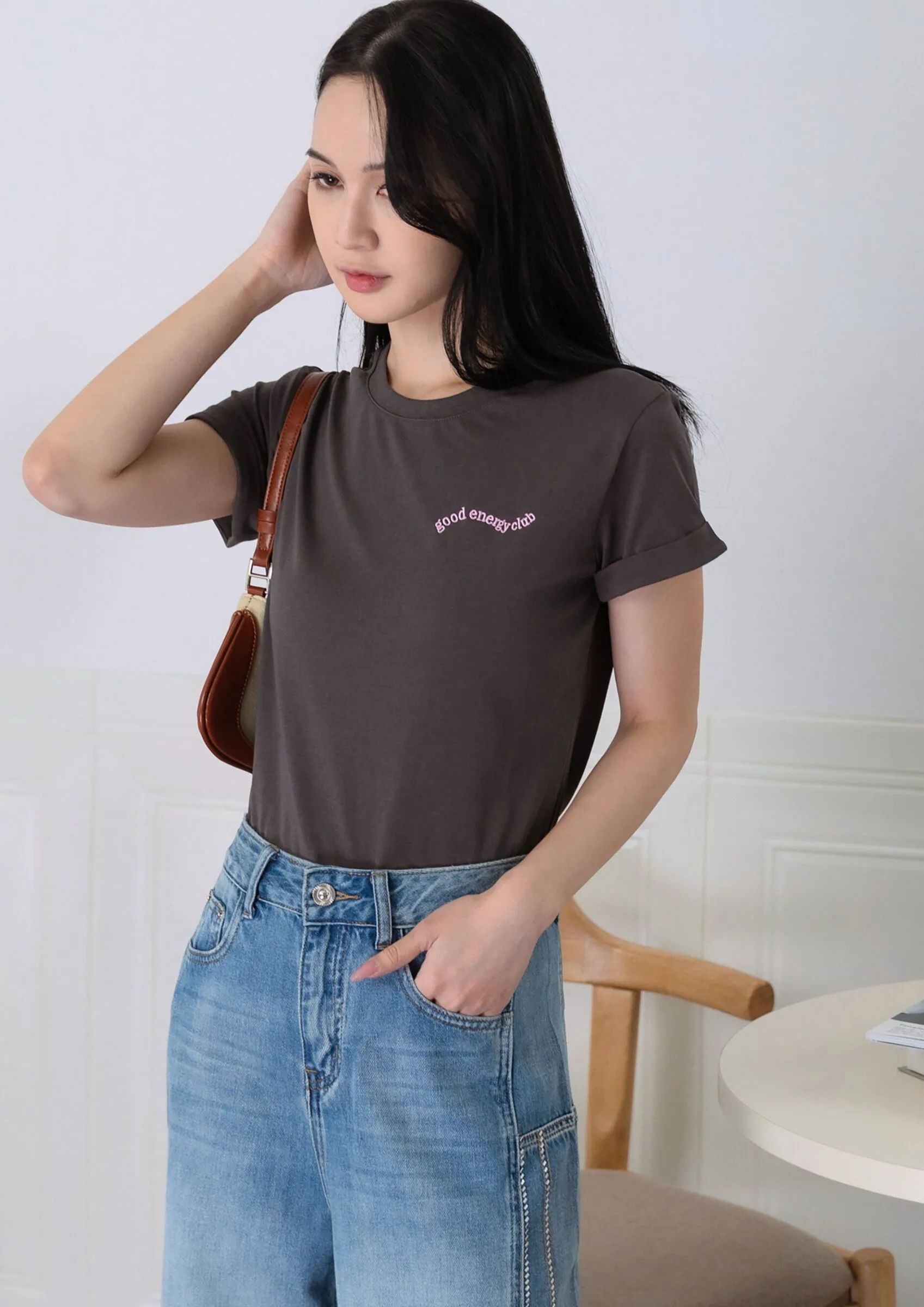 “Good Energy Club” Printed Tee ZBP5141