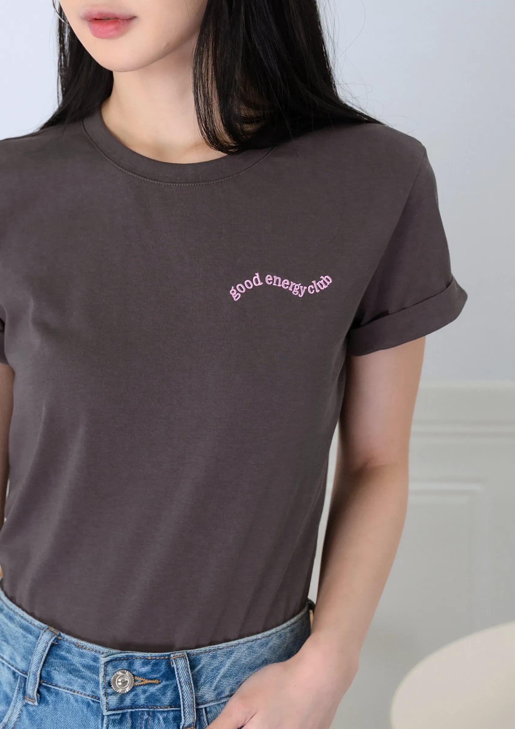 “Good Energy Club” Printed Tee ZBP5141