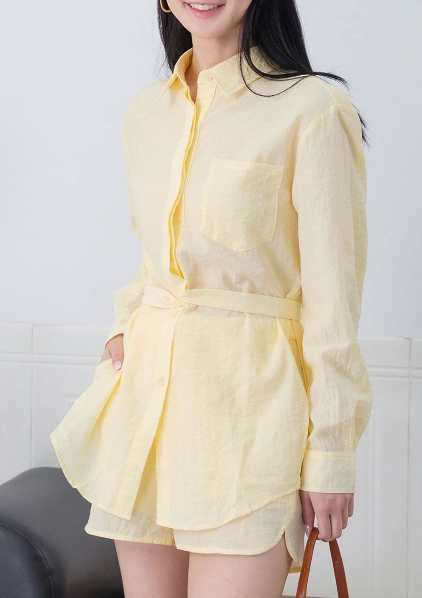 Elegant Organza Top & Shorts Set ZBL5063