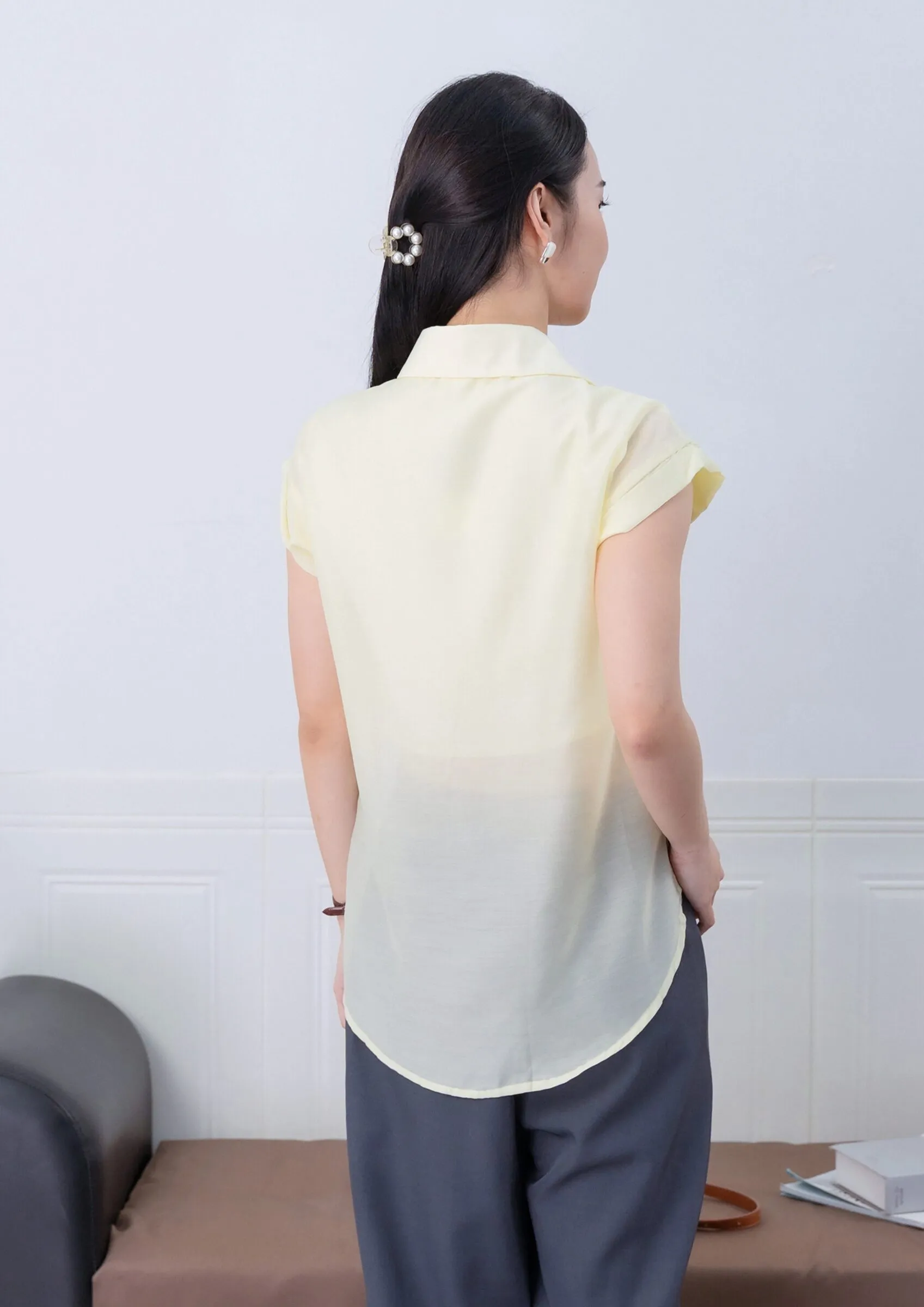 Olga Sheer Organza Shirt ZBP5213