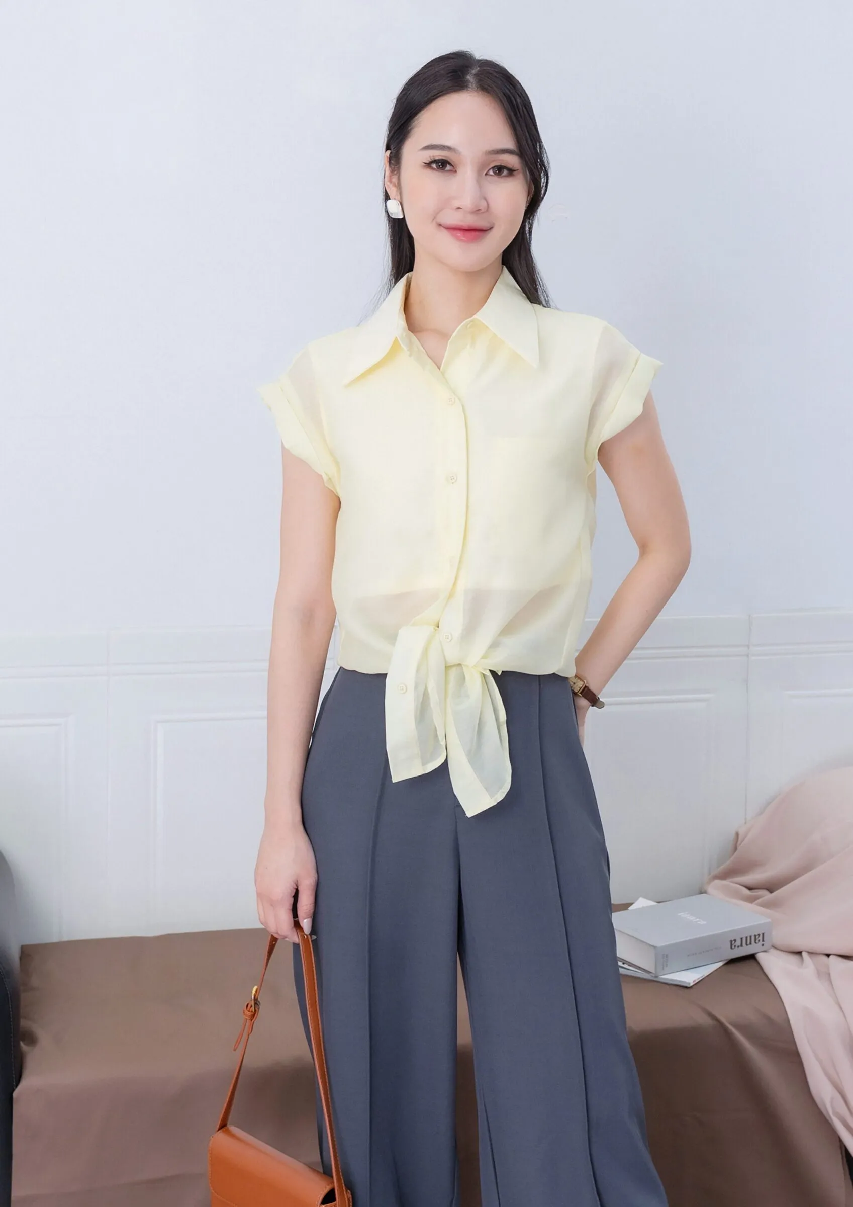 Olga Sheer Organza Shirt ZBP5213