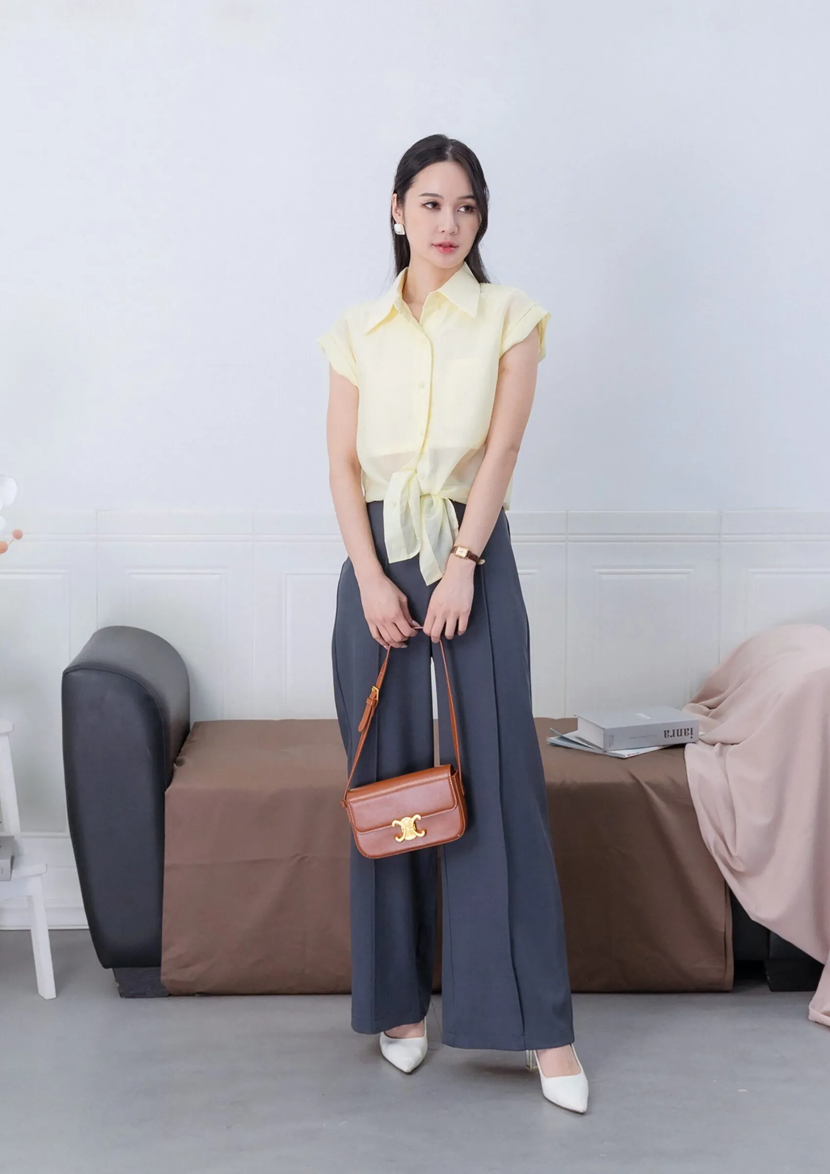 Olga Sheer Organza Shirt ZBP5213
