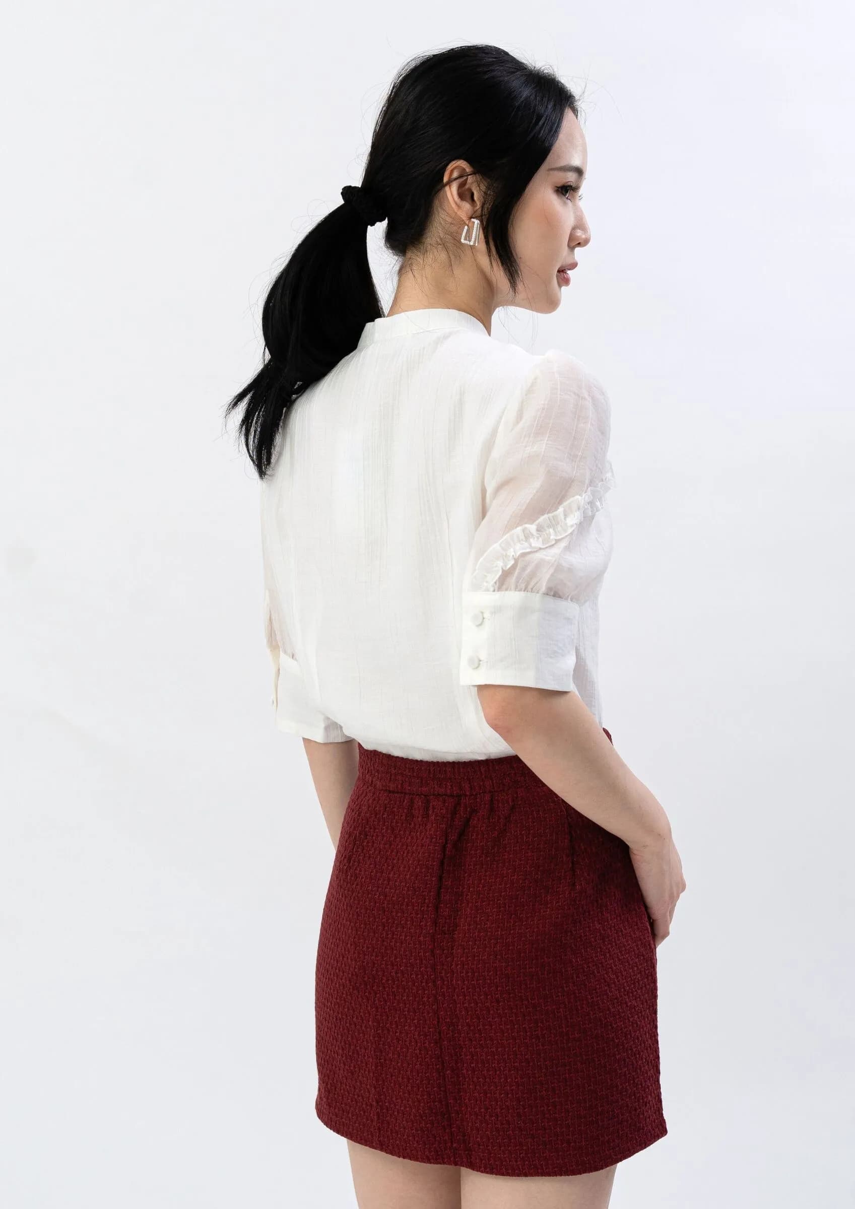 Elegant Organza Blouse ZBP5137