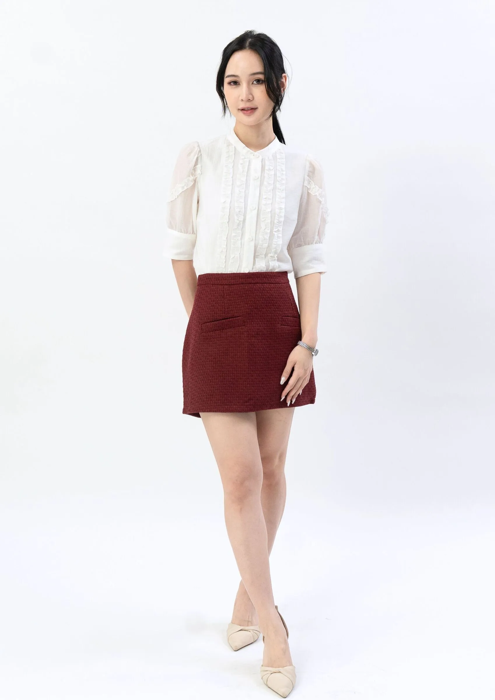 Elegant Organza Blouse ZBP5137