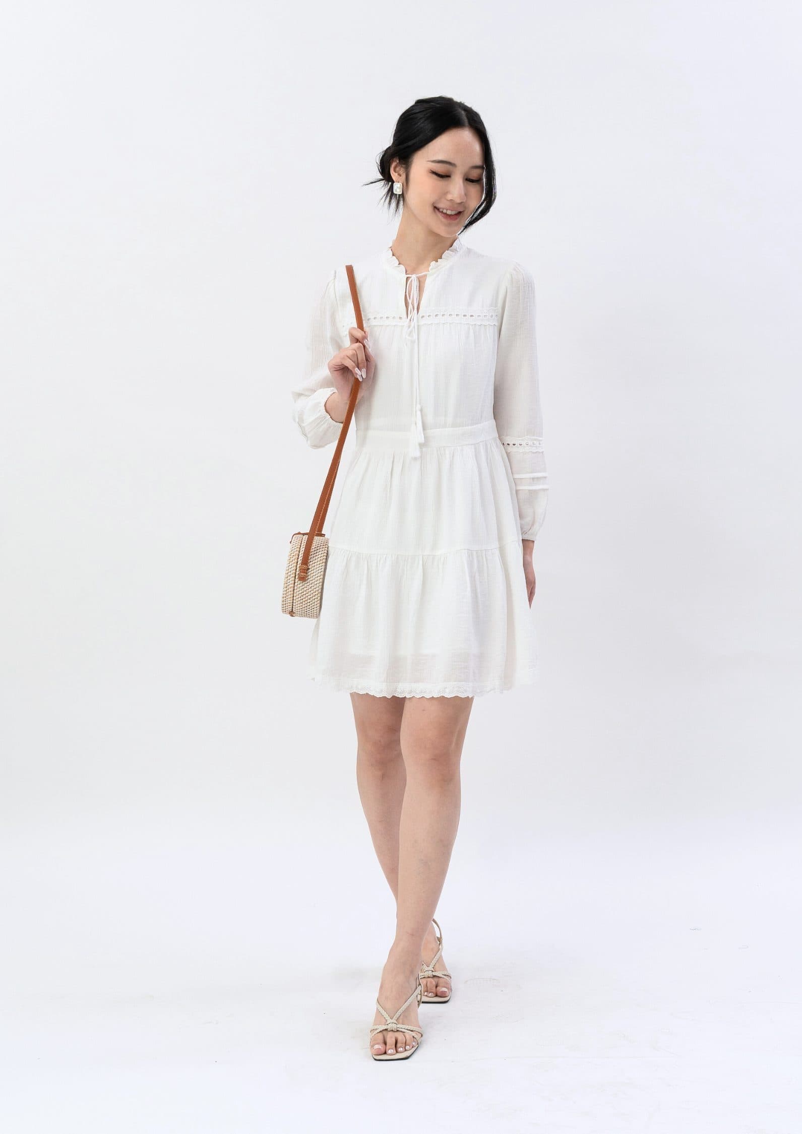 Elegant Long Sleeve Dress ZBL5056