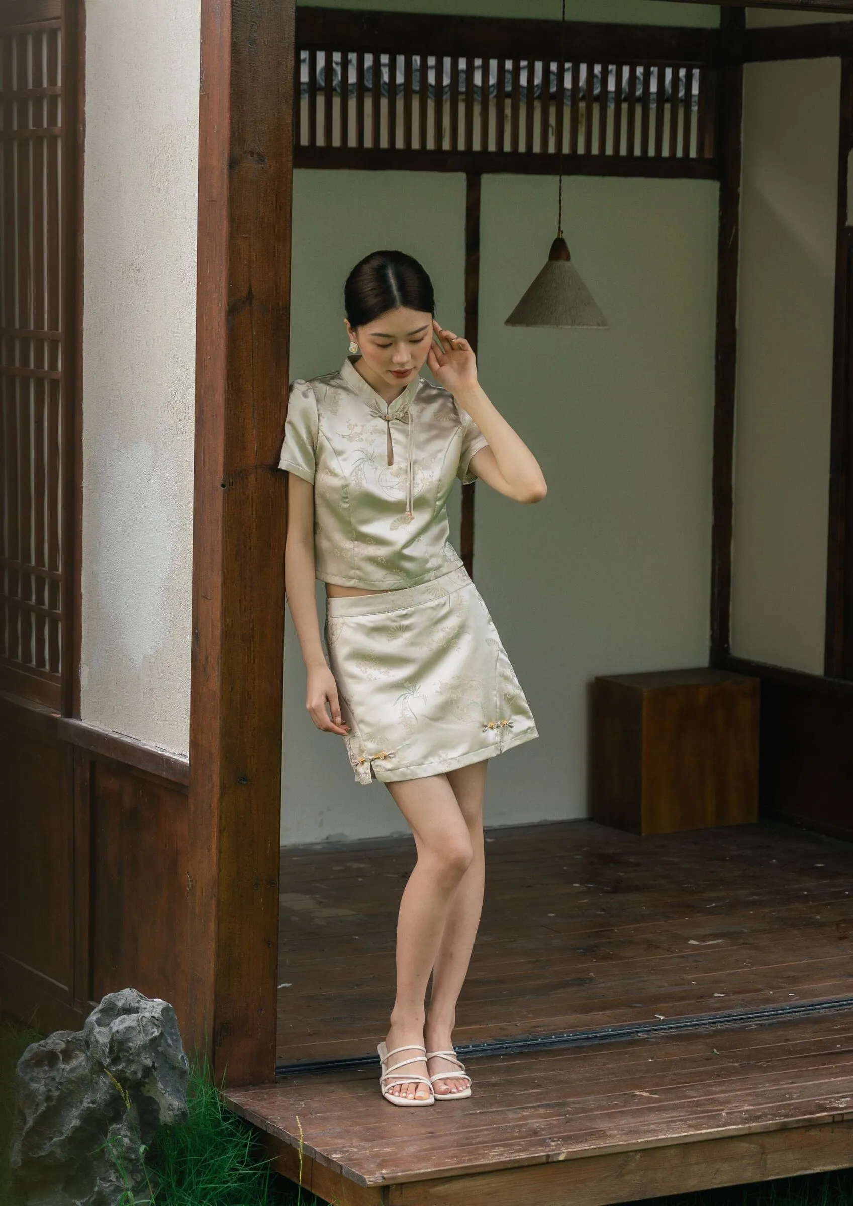 Two-Piece Cheongsam Set ZBP5184 ZPK5023