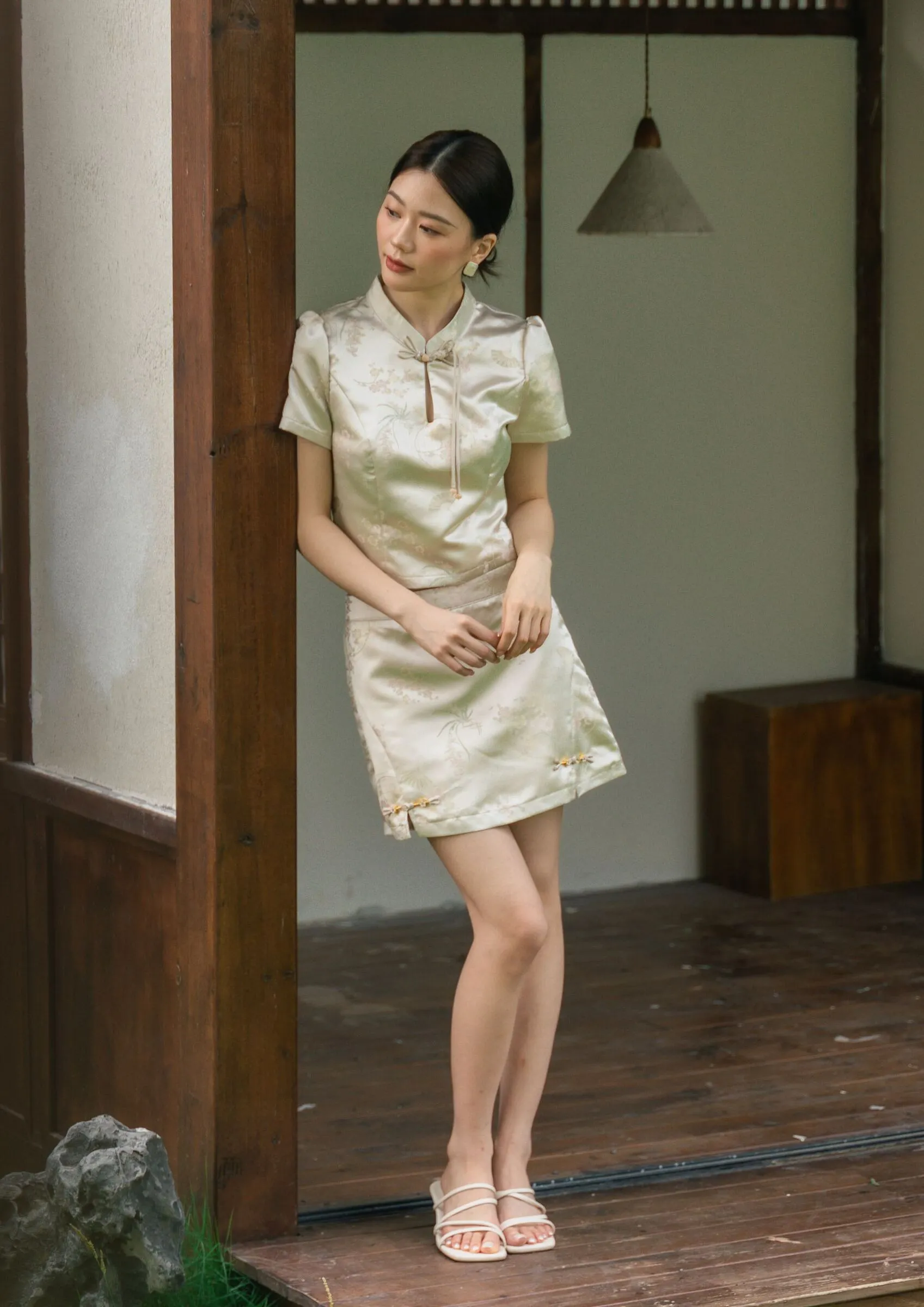 Two-Piece Cheongsam Set ZBP5184 ZPK5023