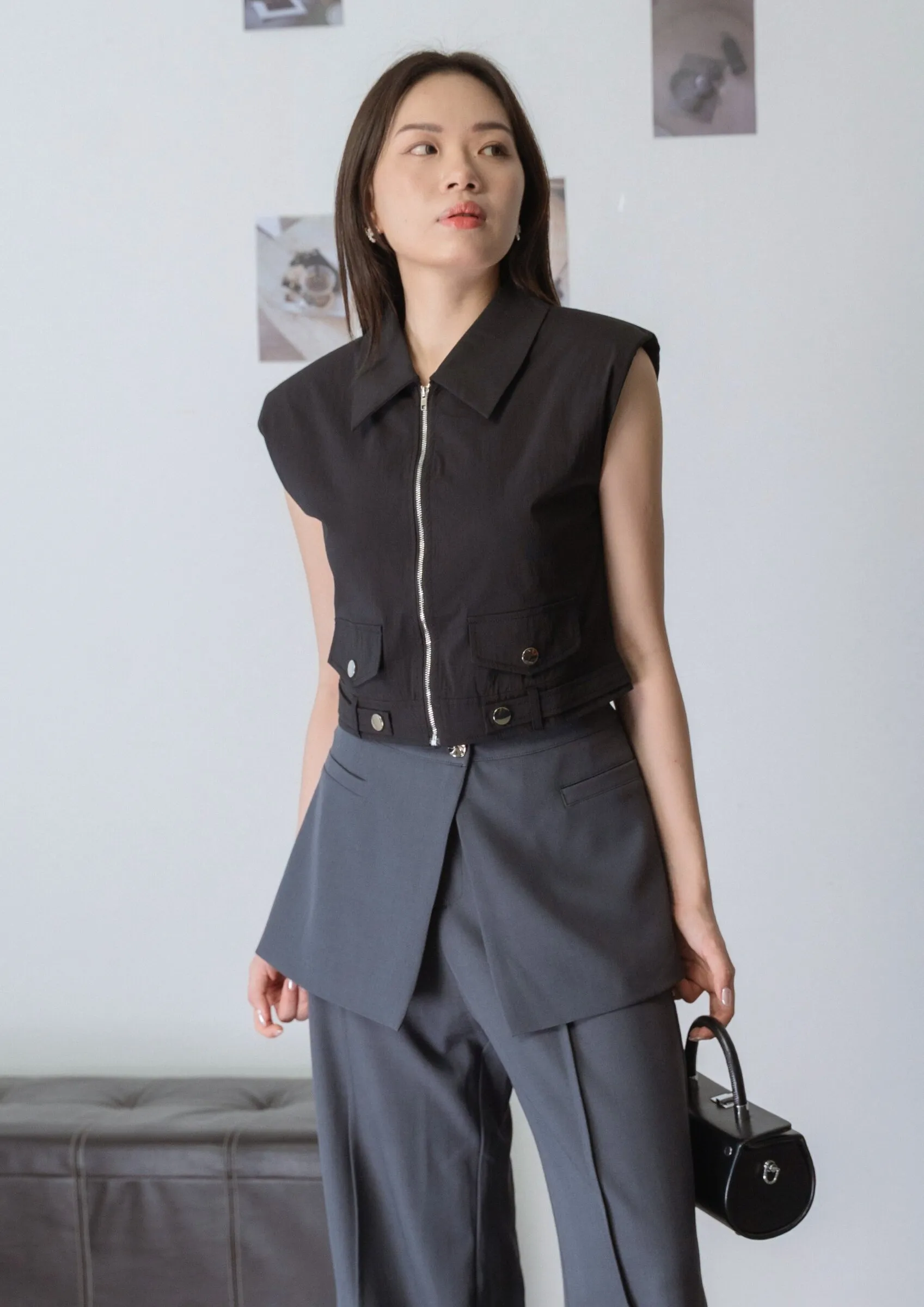 Fallon Utility Vest Top ZBP5092