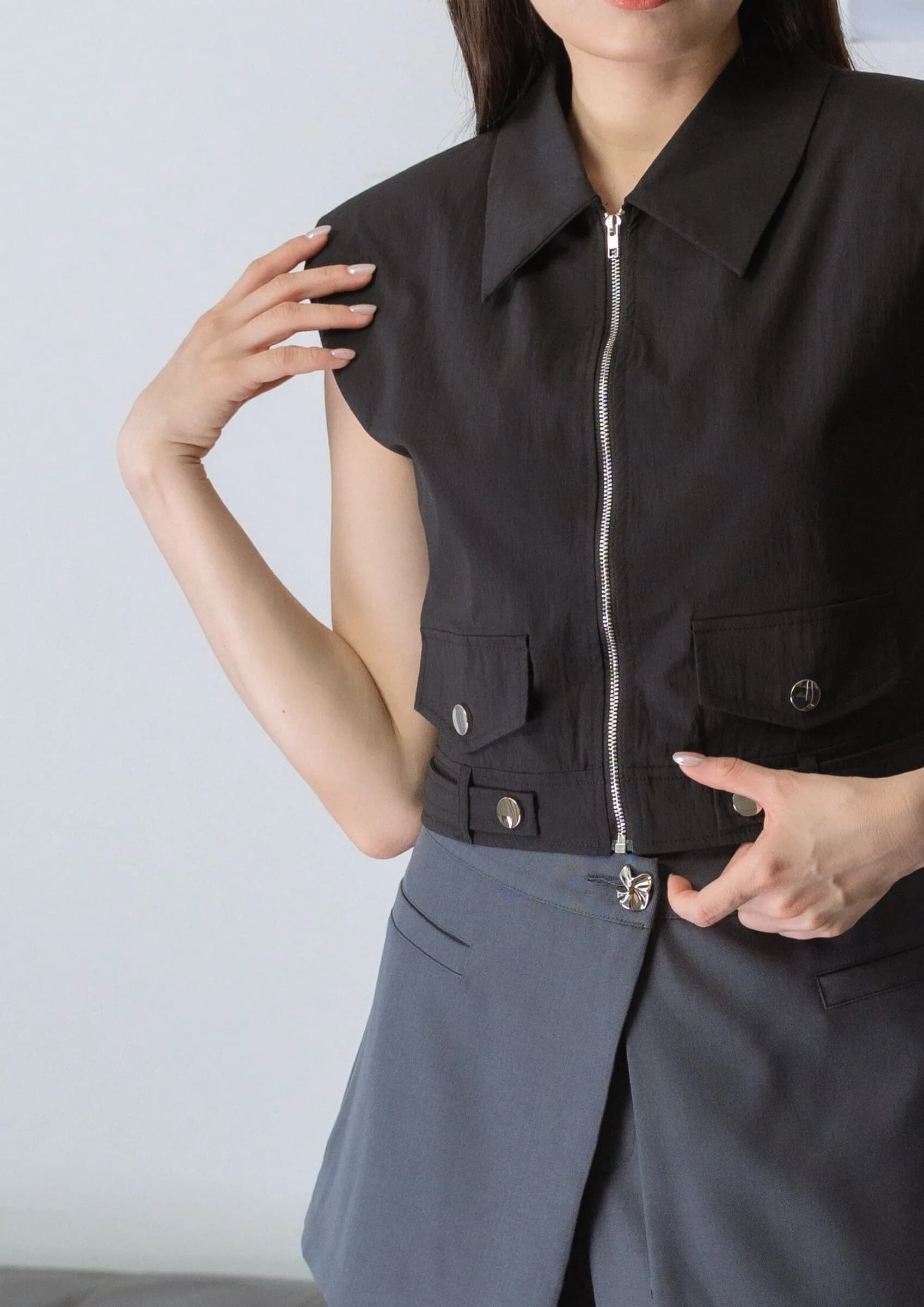 Fallon Utility Vest Top ZBP5092