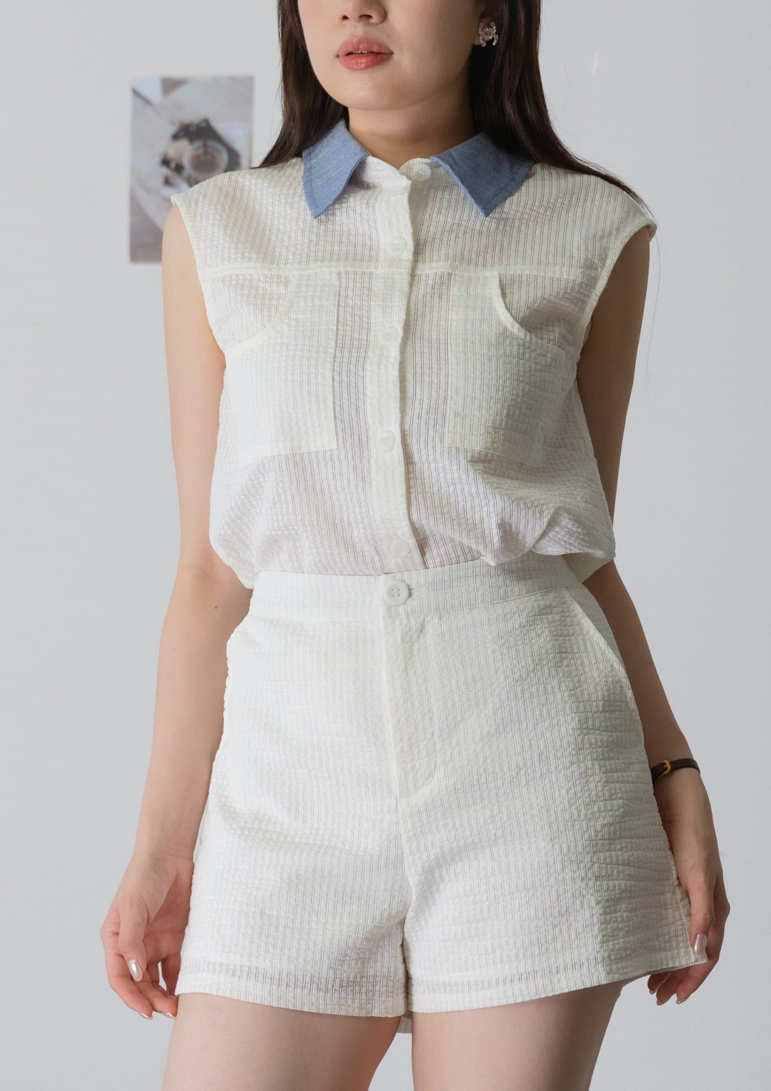 Sleeveless Two-Piece Set ZBL5052
