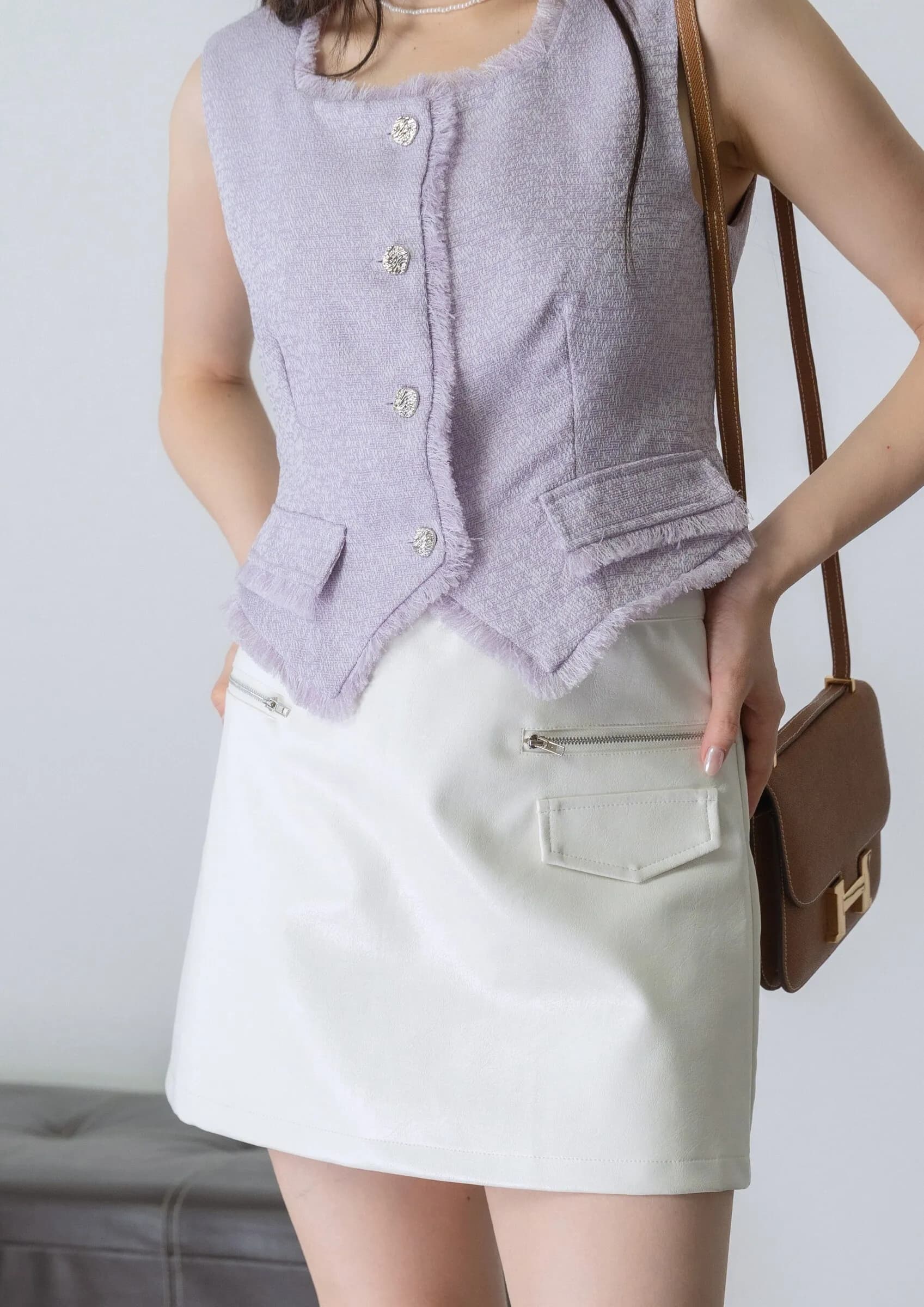 Leather Skirt ZSK5059