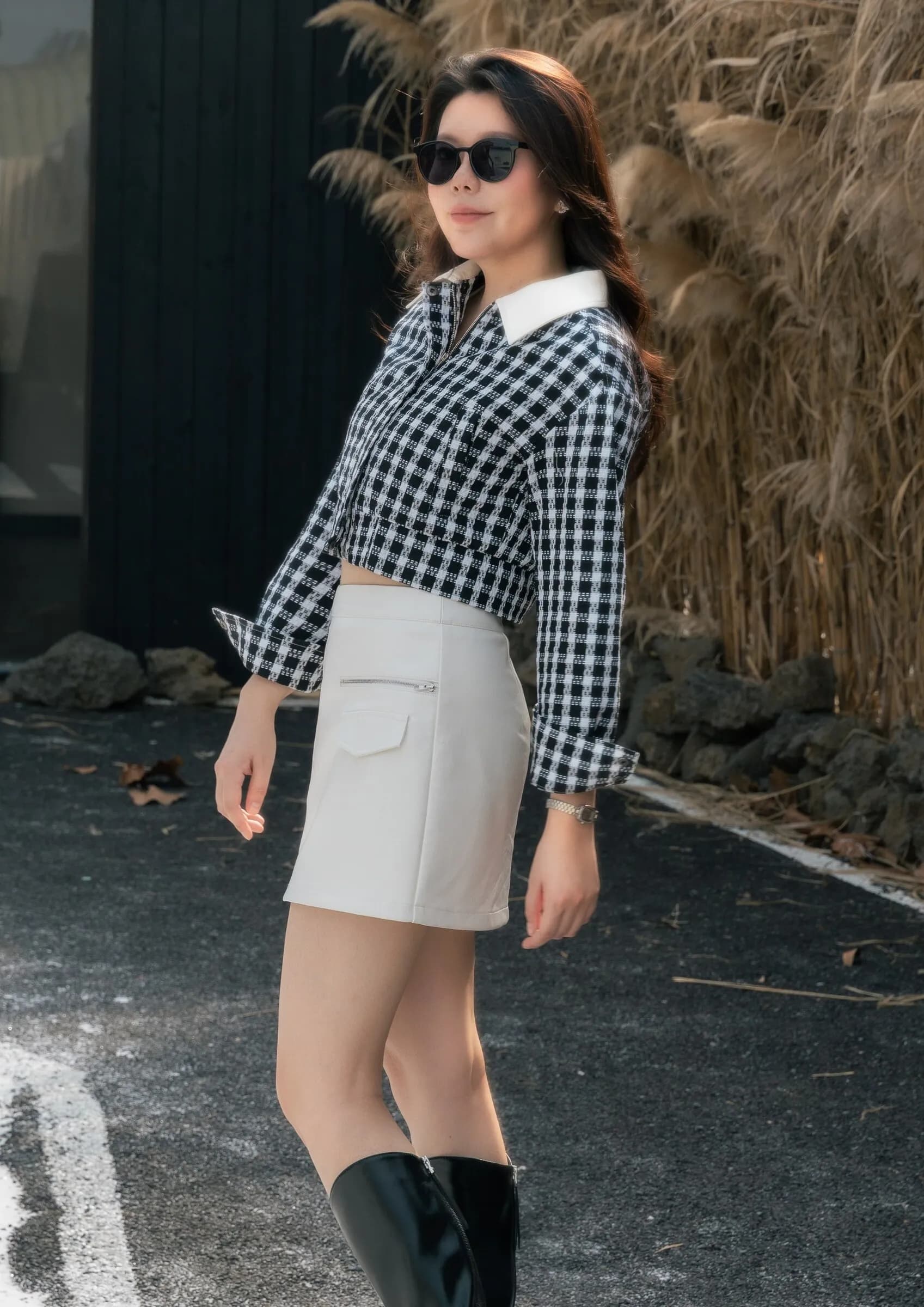 Leather Skirt ZSK5059