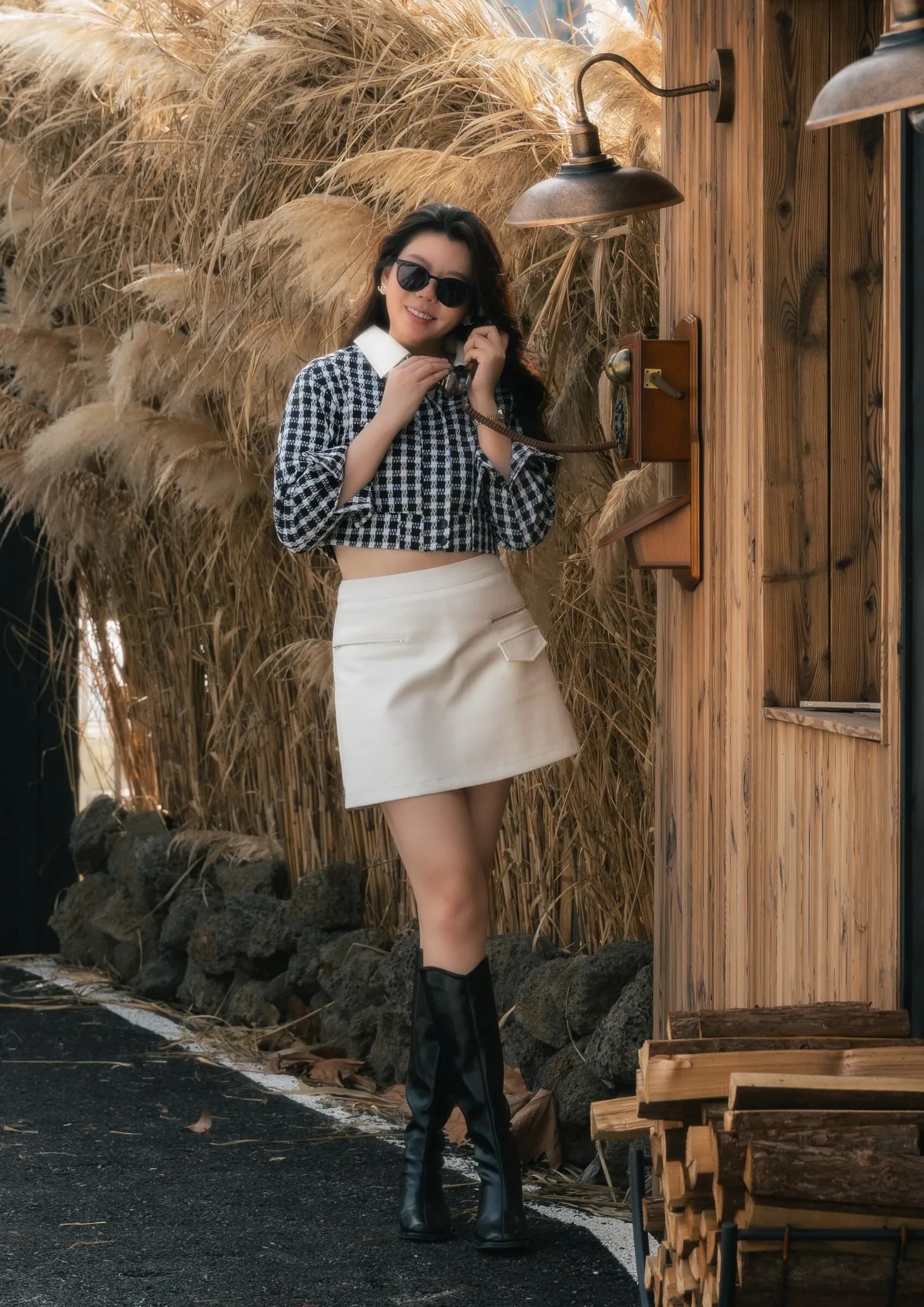 Leather Skirt ZSK5059
