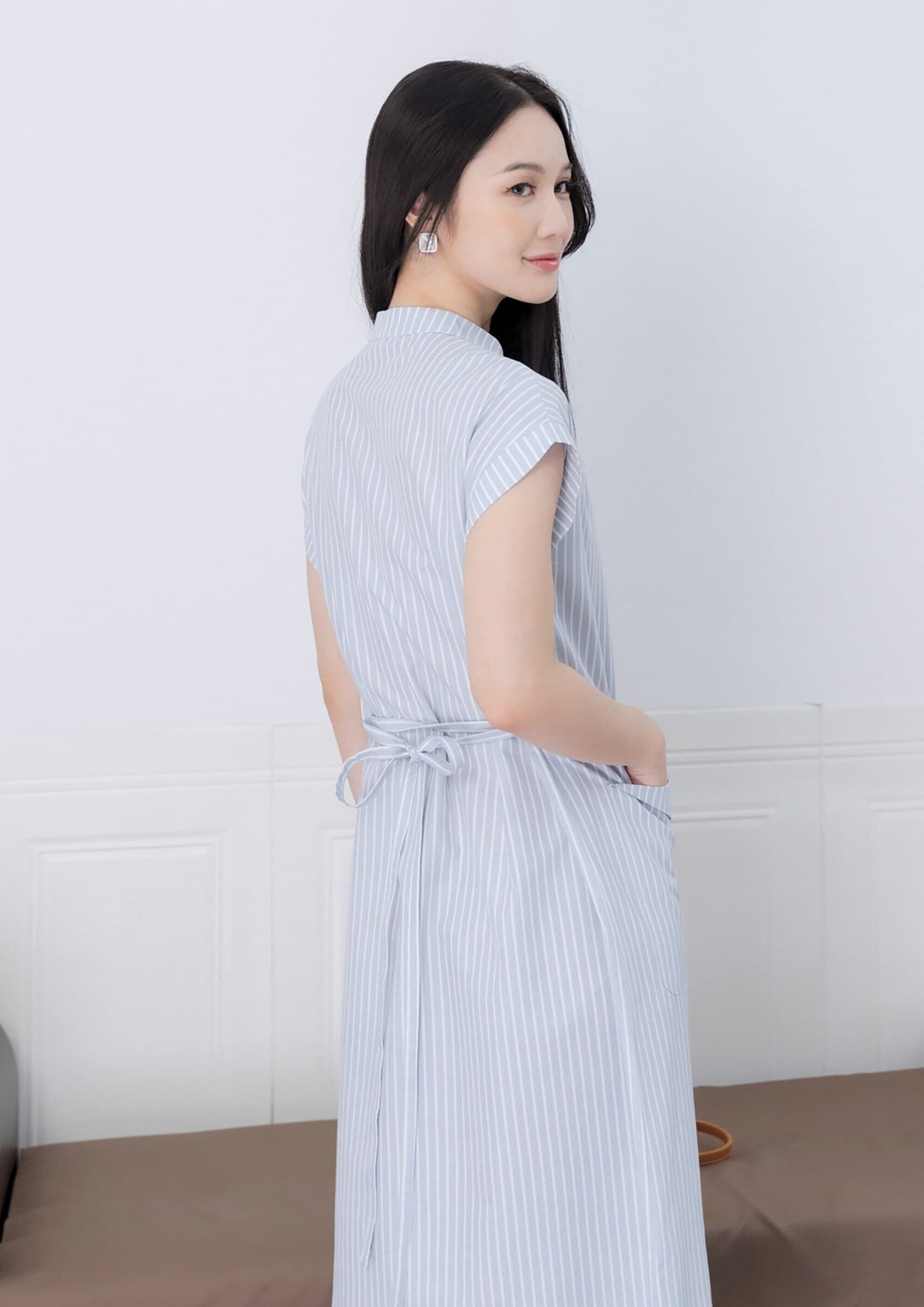 Striped Longline Shirt ZBL5050