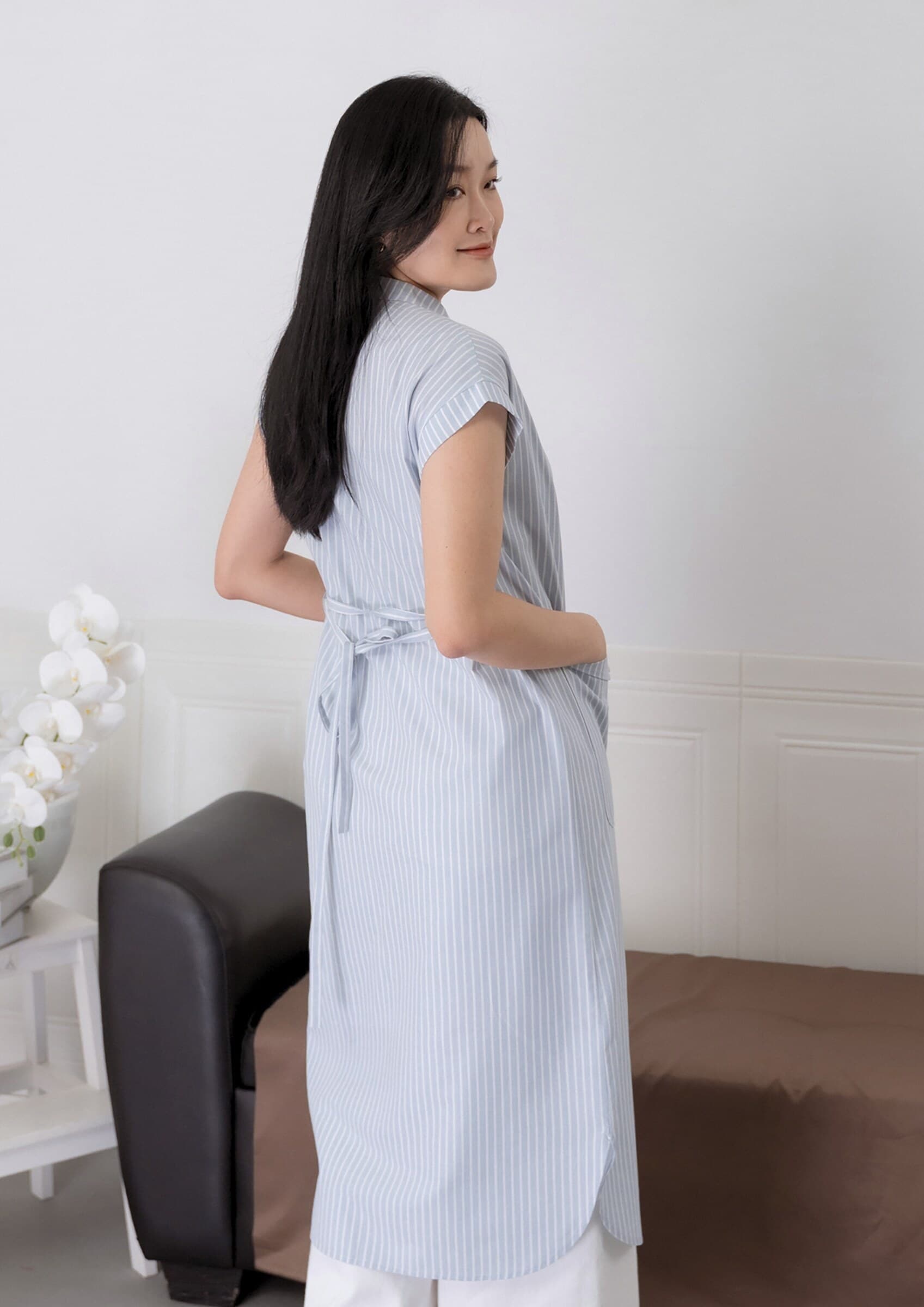 Striped Longline Shirt ZBL5050
