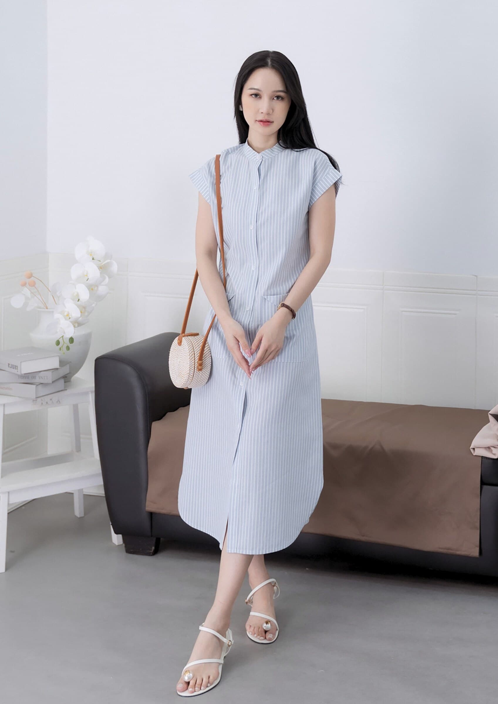 Striped Longline Shirt ZBL5050