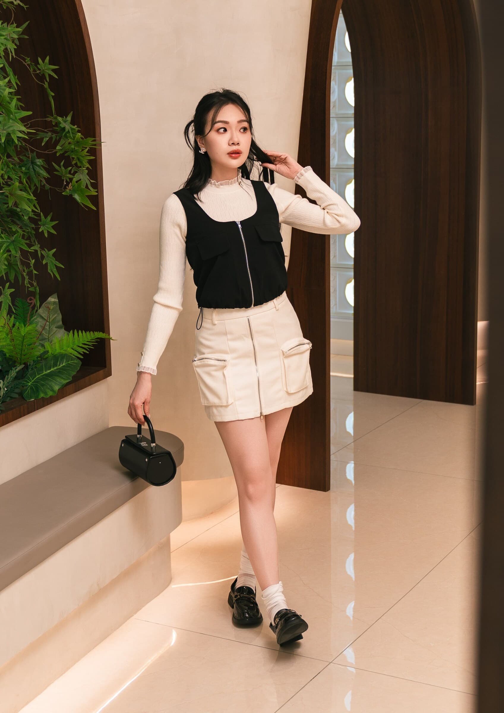 Pocket Mini Skirt ZSK5065