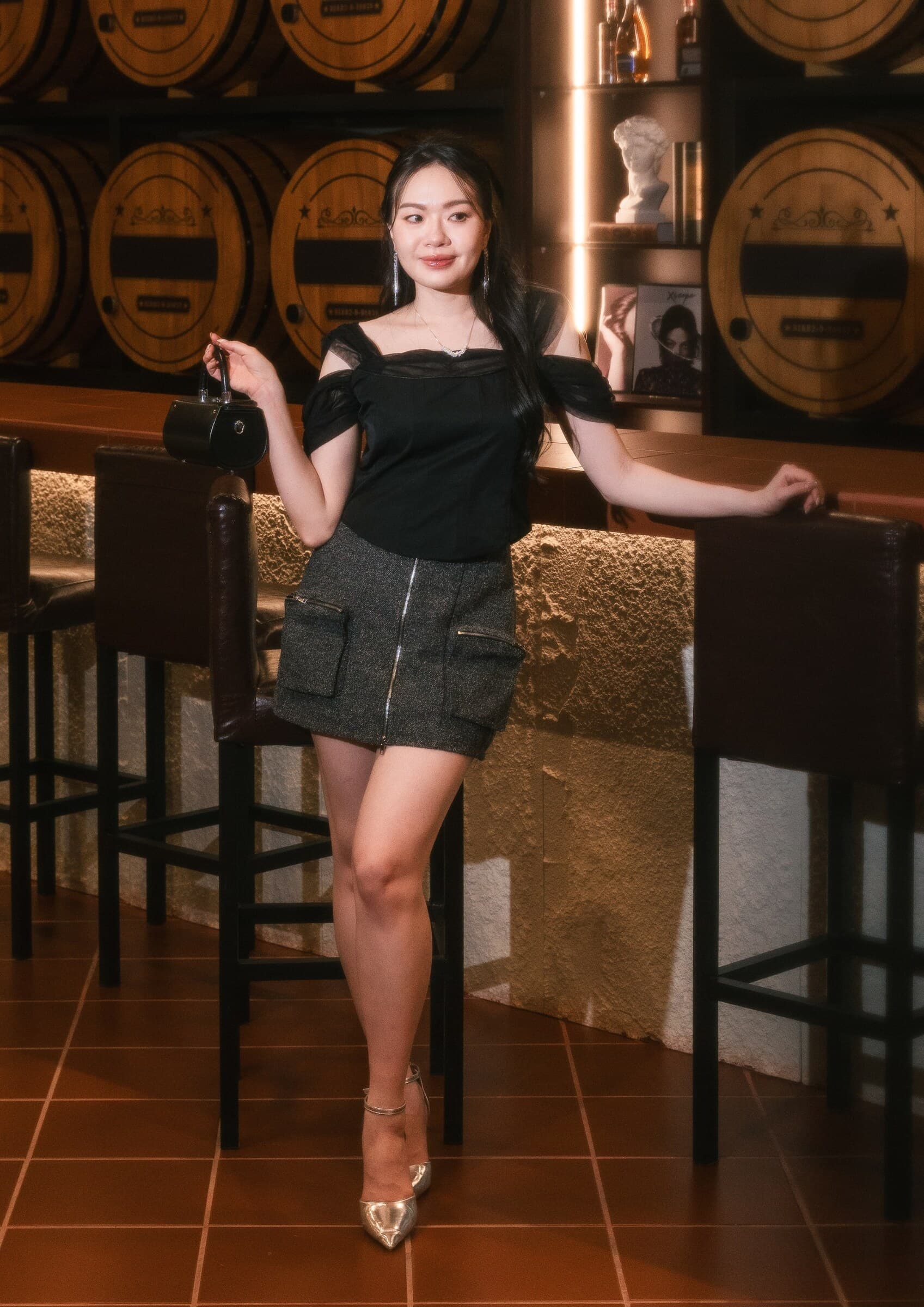 Pocket Mini Skirt ZSK5065