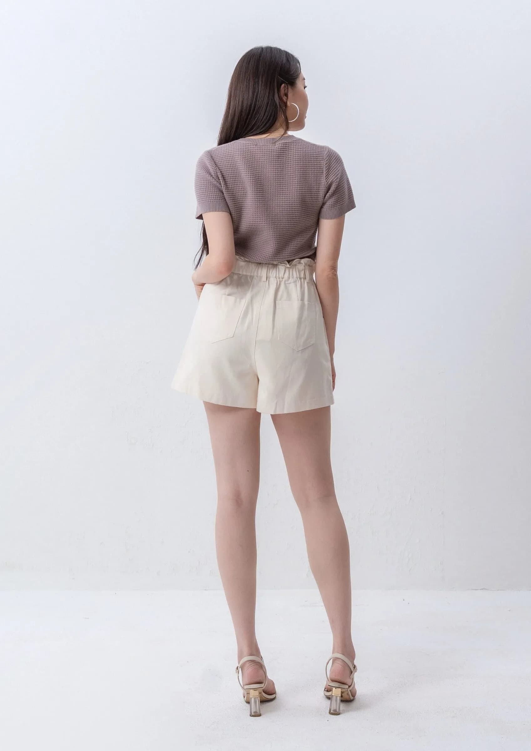 Waffle fabric top ZBP5249