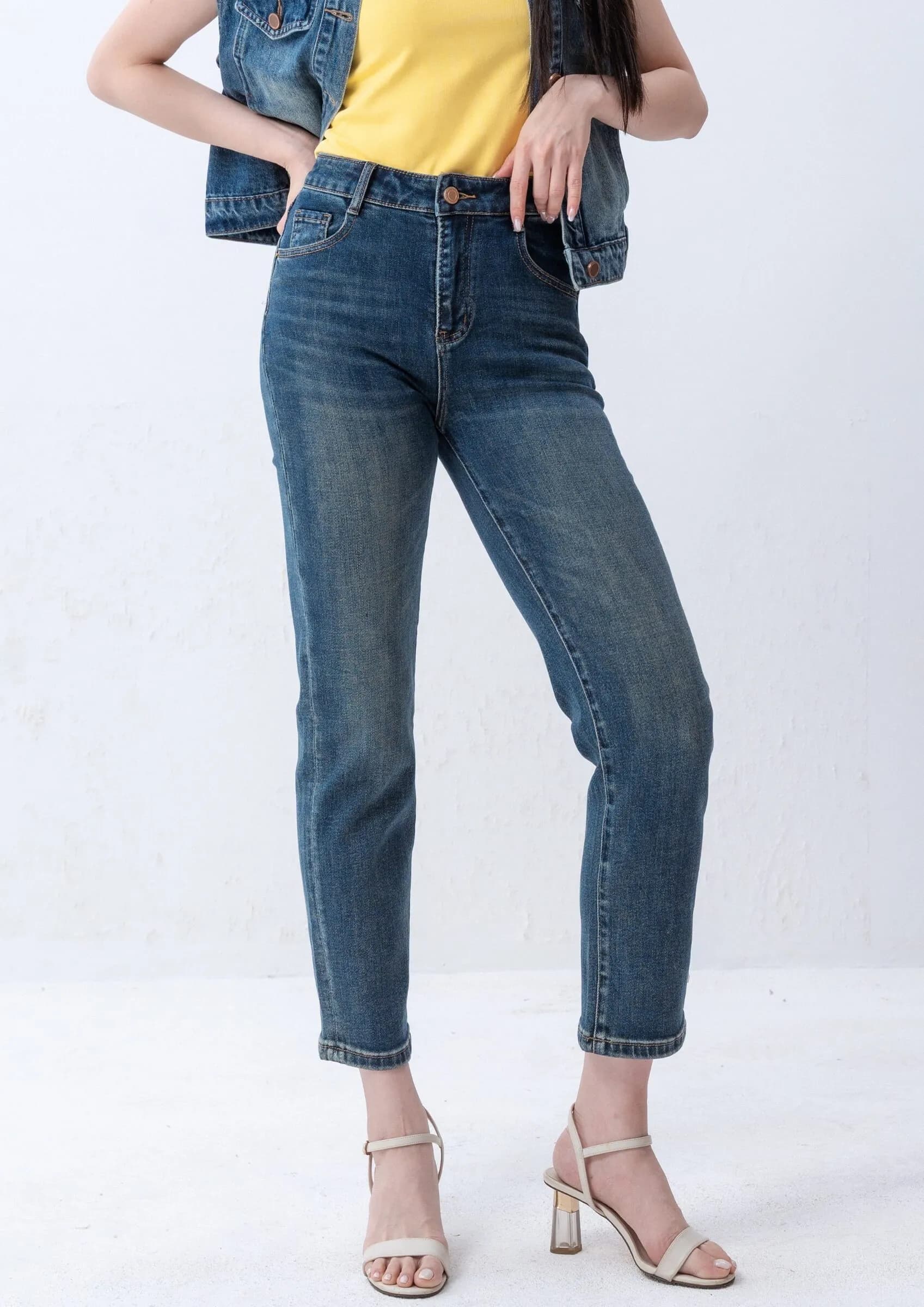 Skinny Cropped Jeans ZJL5035