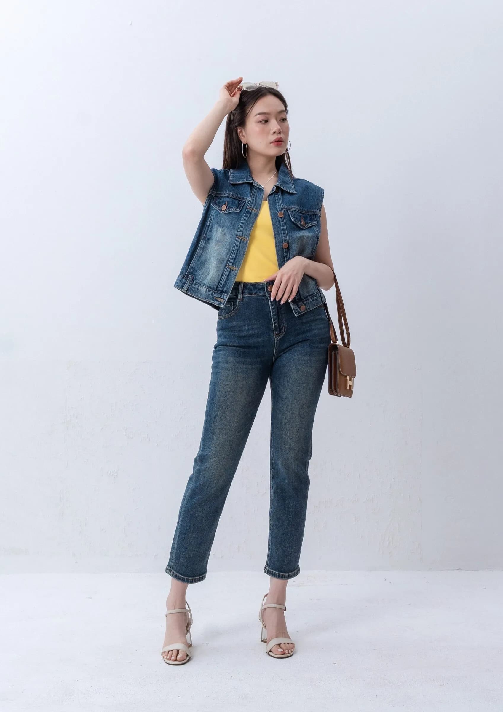 Skinny Cropped Jeans ZJL5035