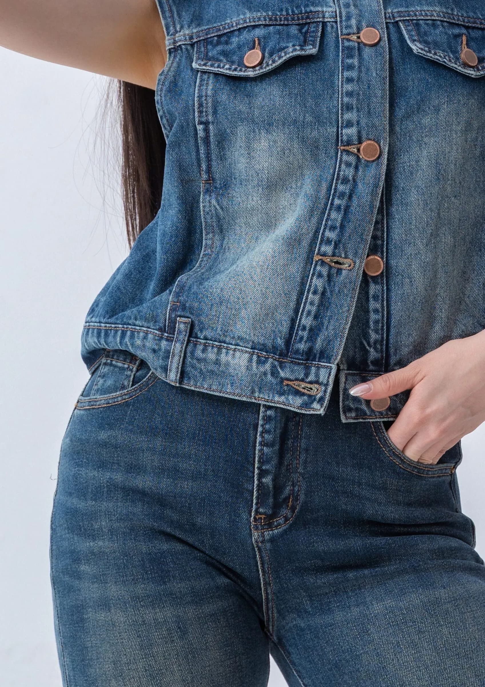 Skinny Cropped Jeans ZJL5035