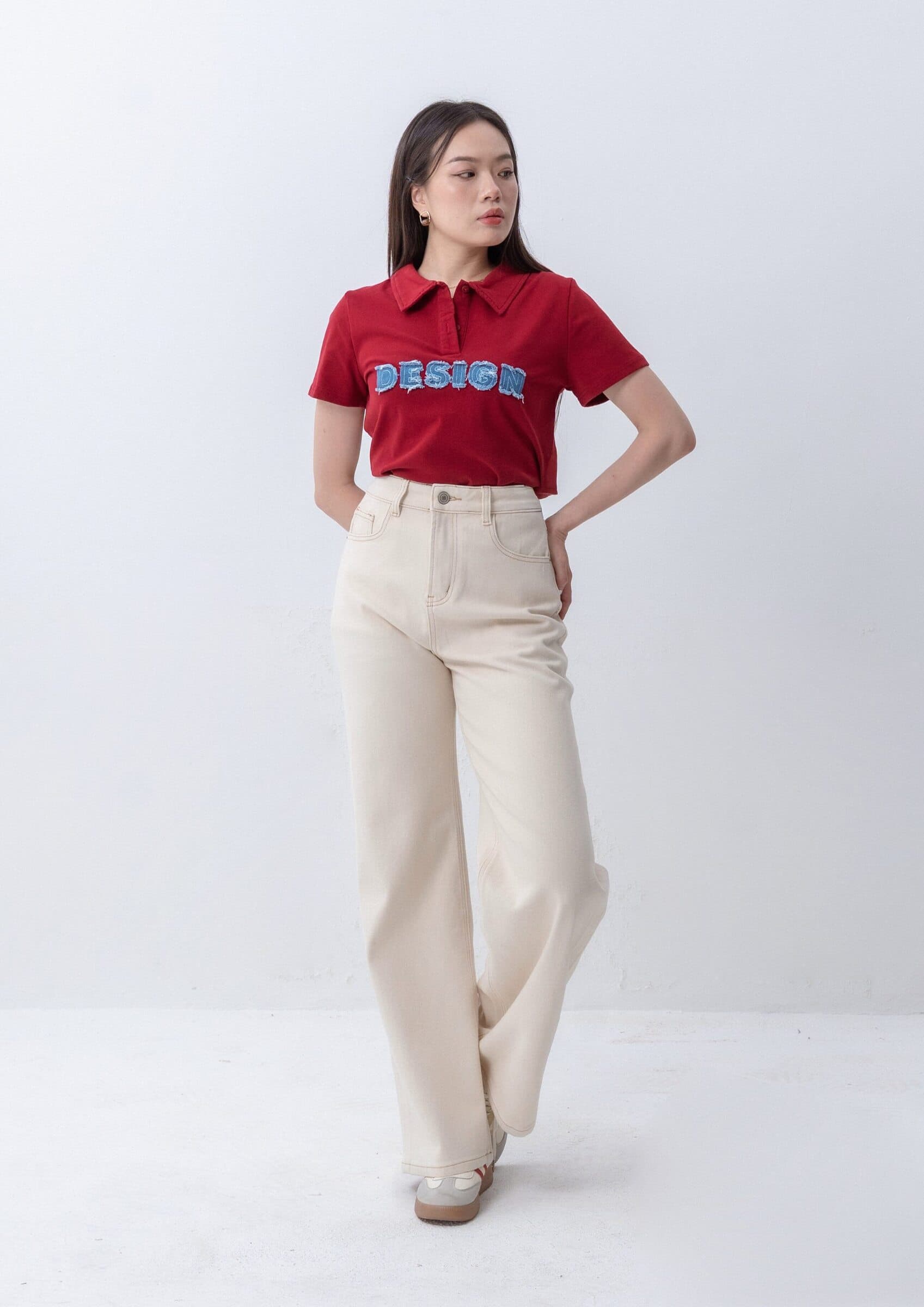 Twill Straight Pants ZJL5034