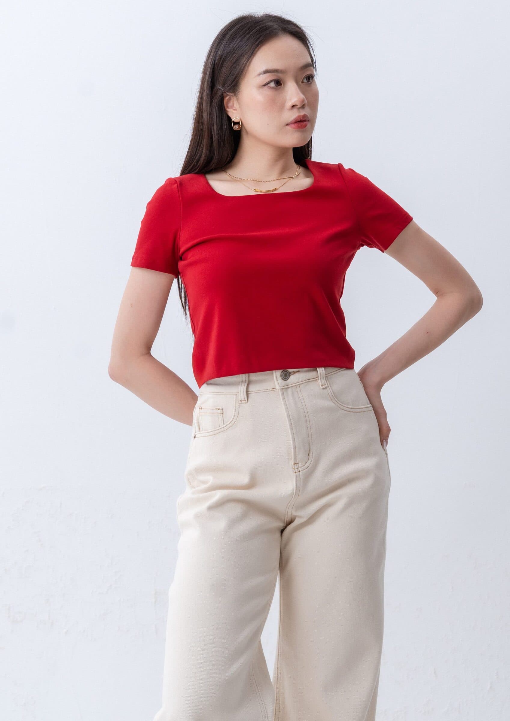 Twill Straight Pants ZJL5034