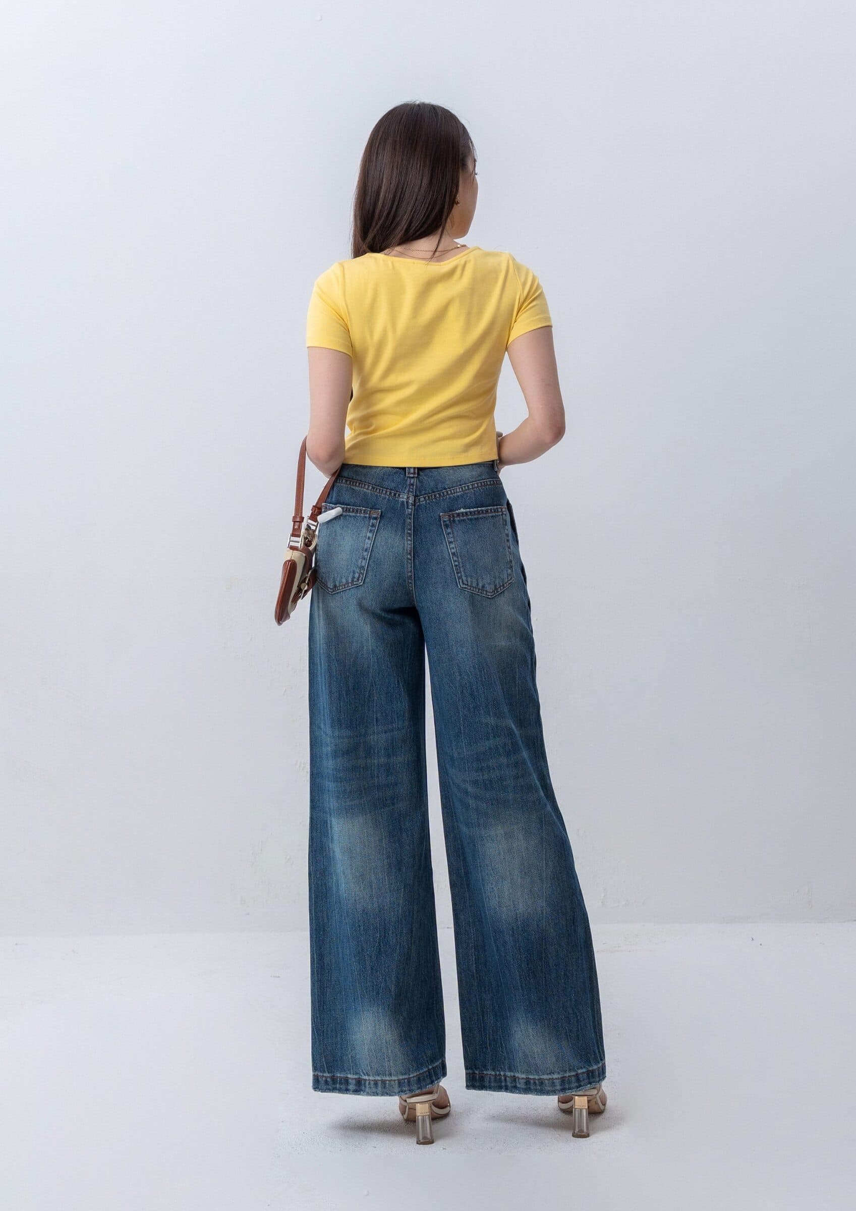 Wide-Leg Denim Pants ZJL5031