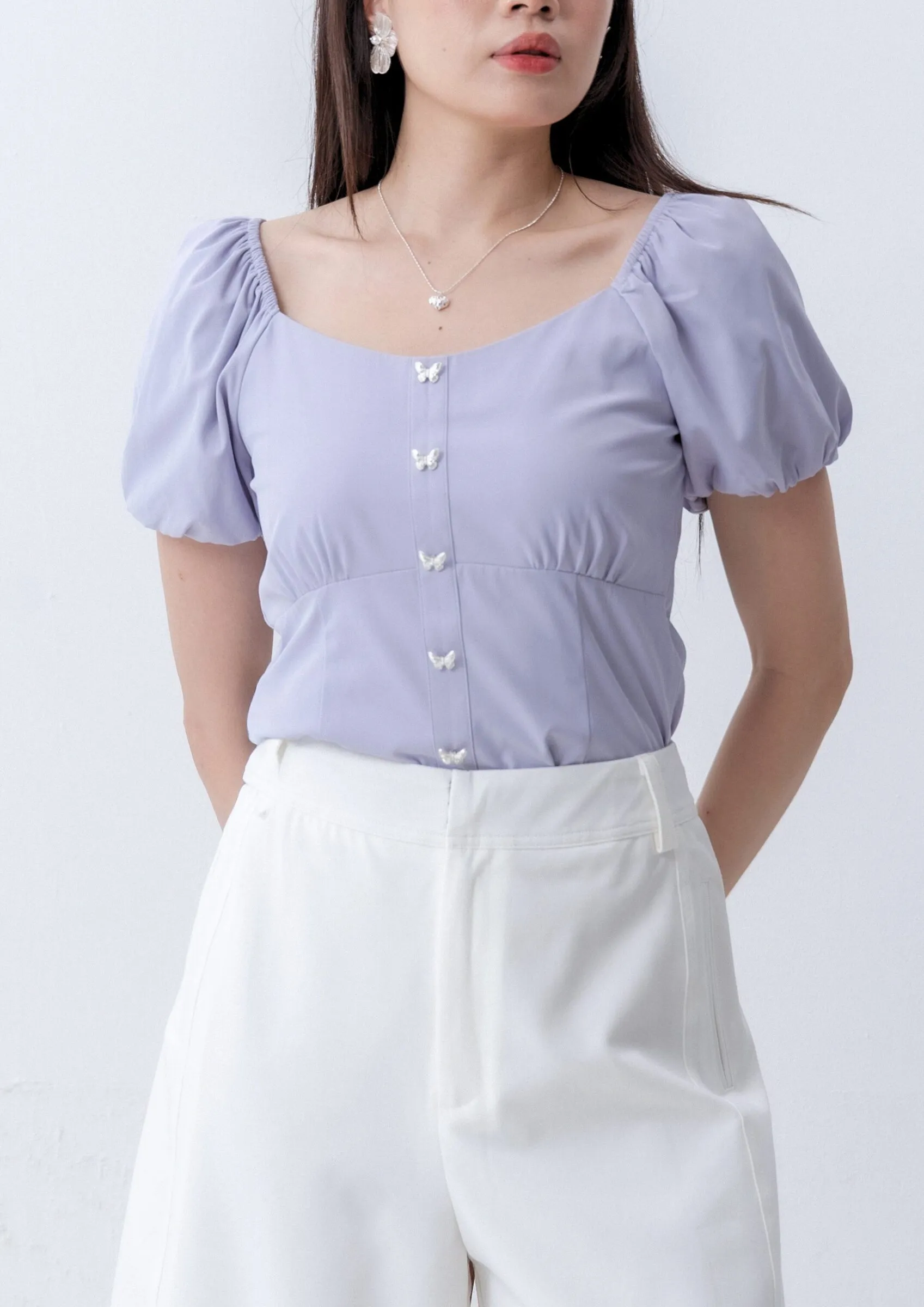 Puff Sleeve Top ZBP5221