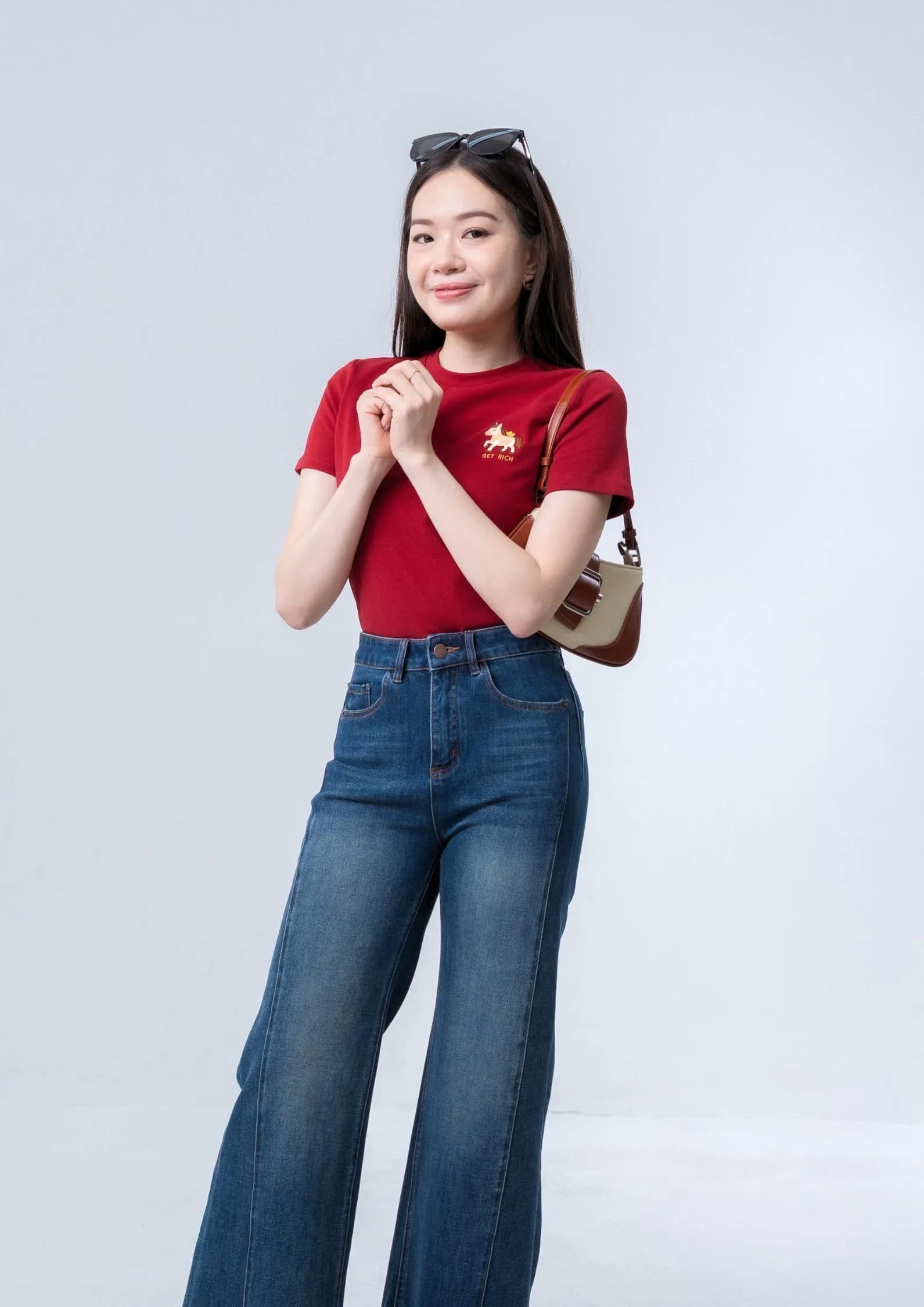马上有钱Tee - RED ZBP5264