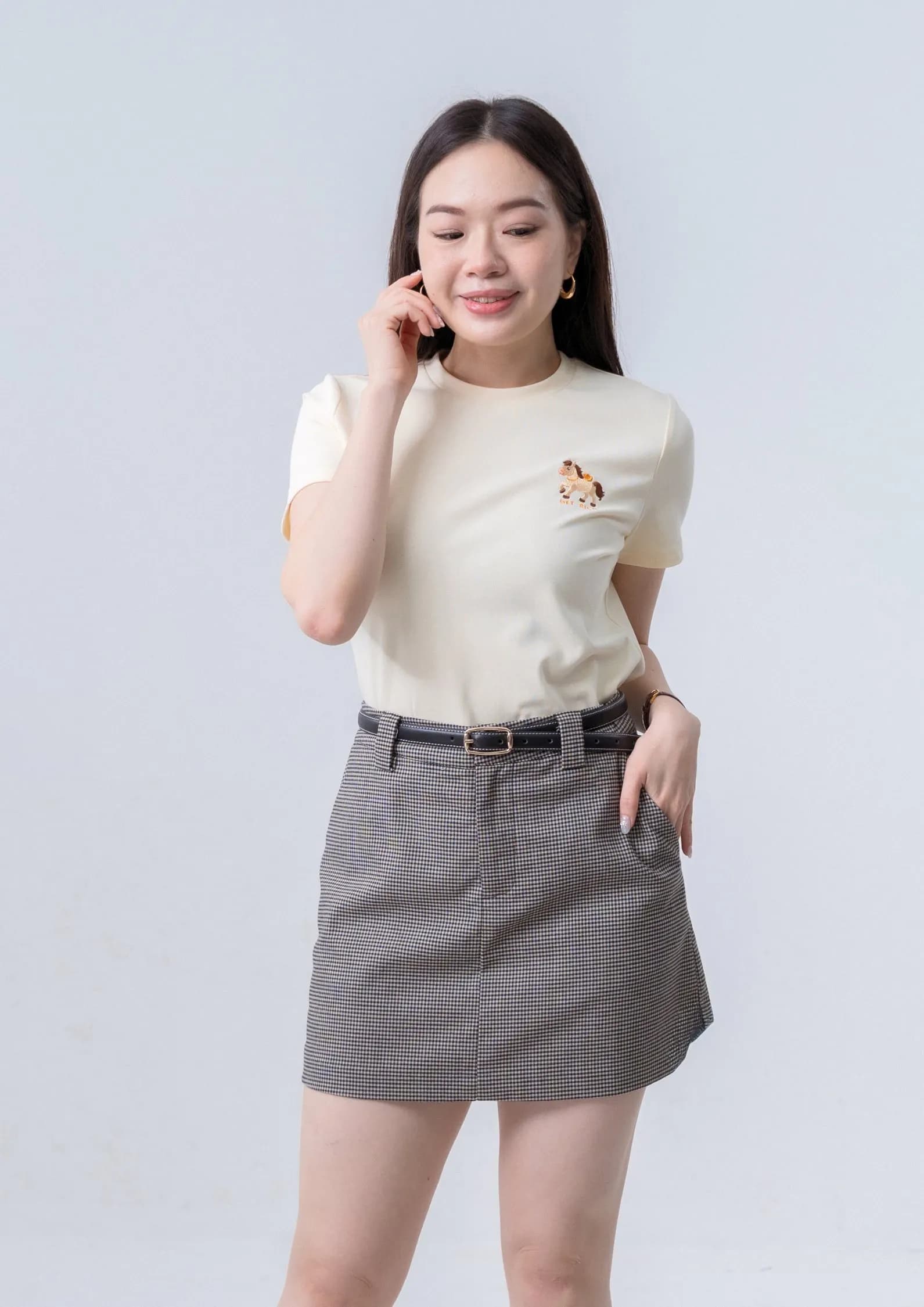 马上有钱Tee - CREAM ZBP5264