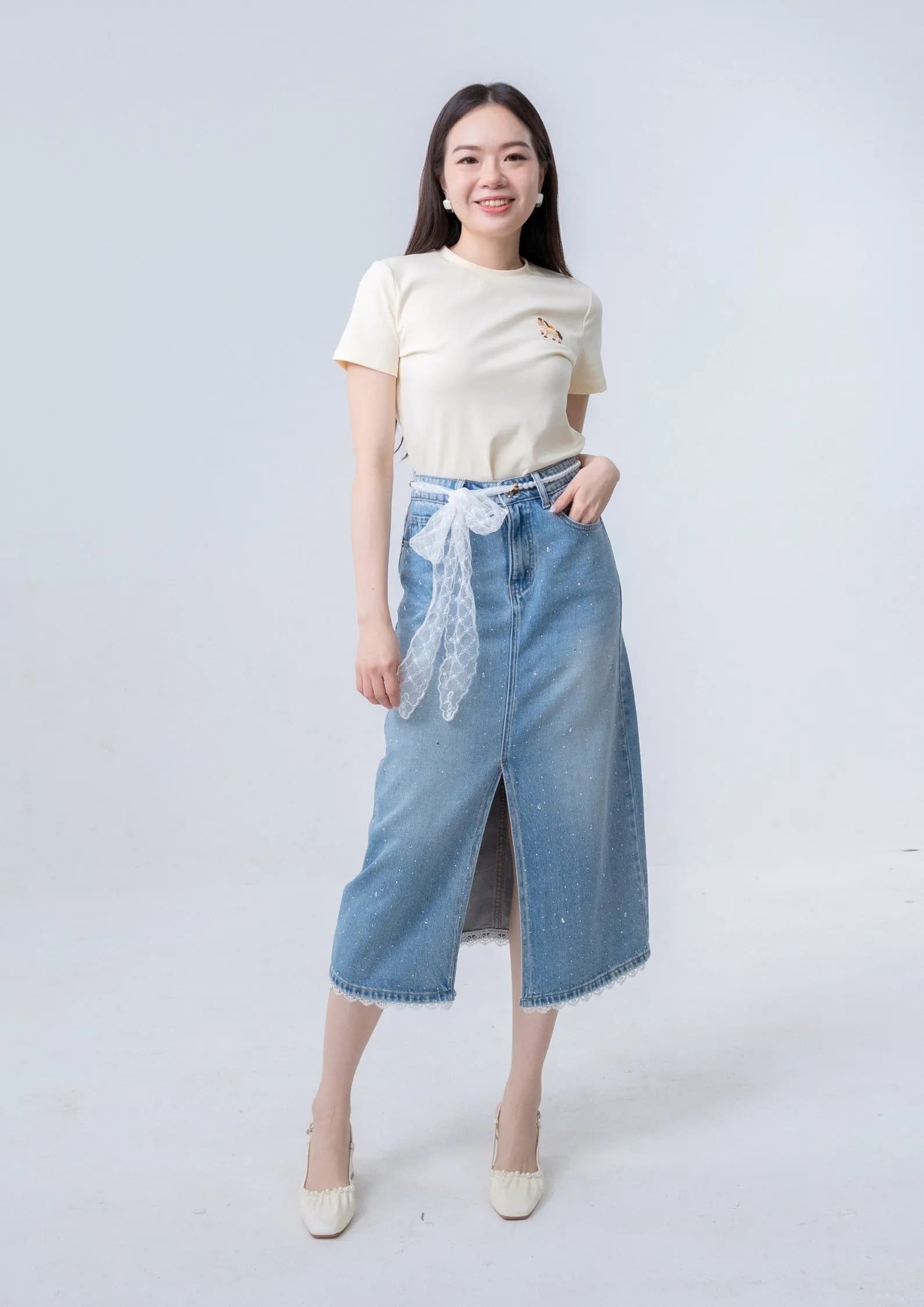 马上有钱Tee - CREAM ZBP5264