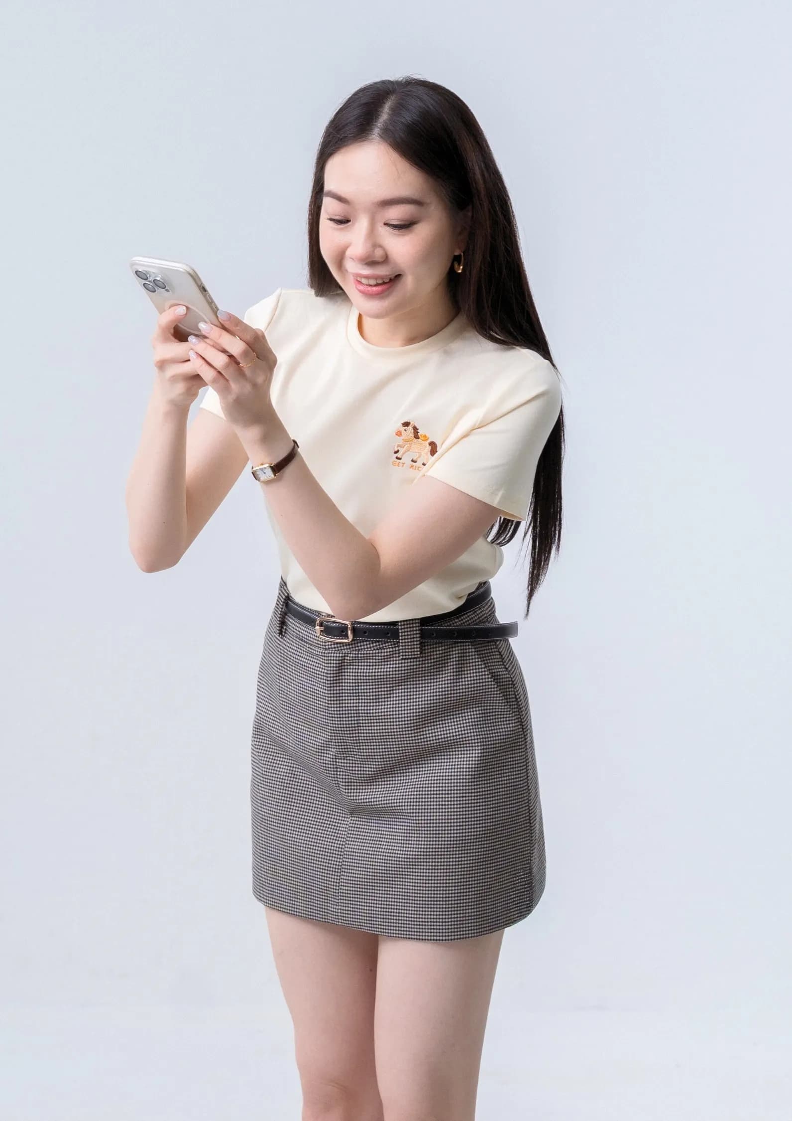 马上有钱Tee - CREAM ZBP5264
