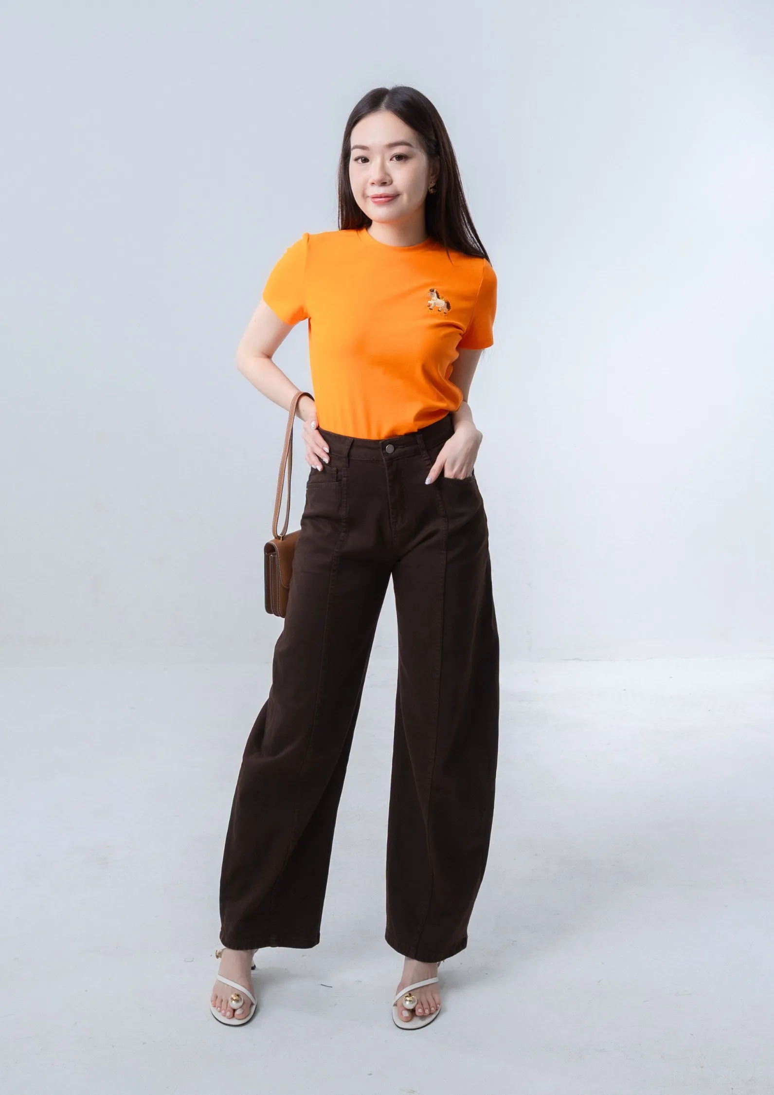 马上有钱Tee - ORANGE ZBP5264