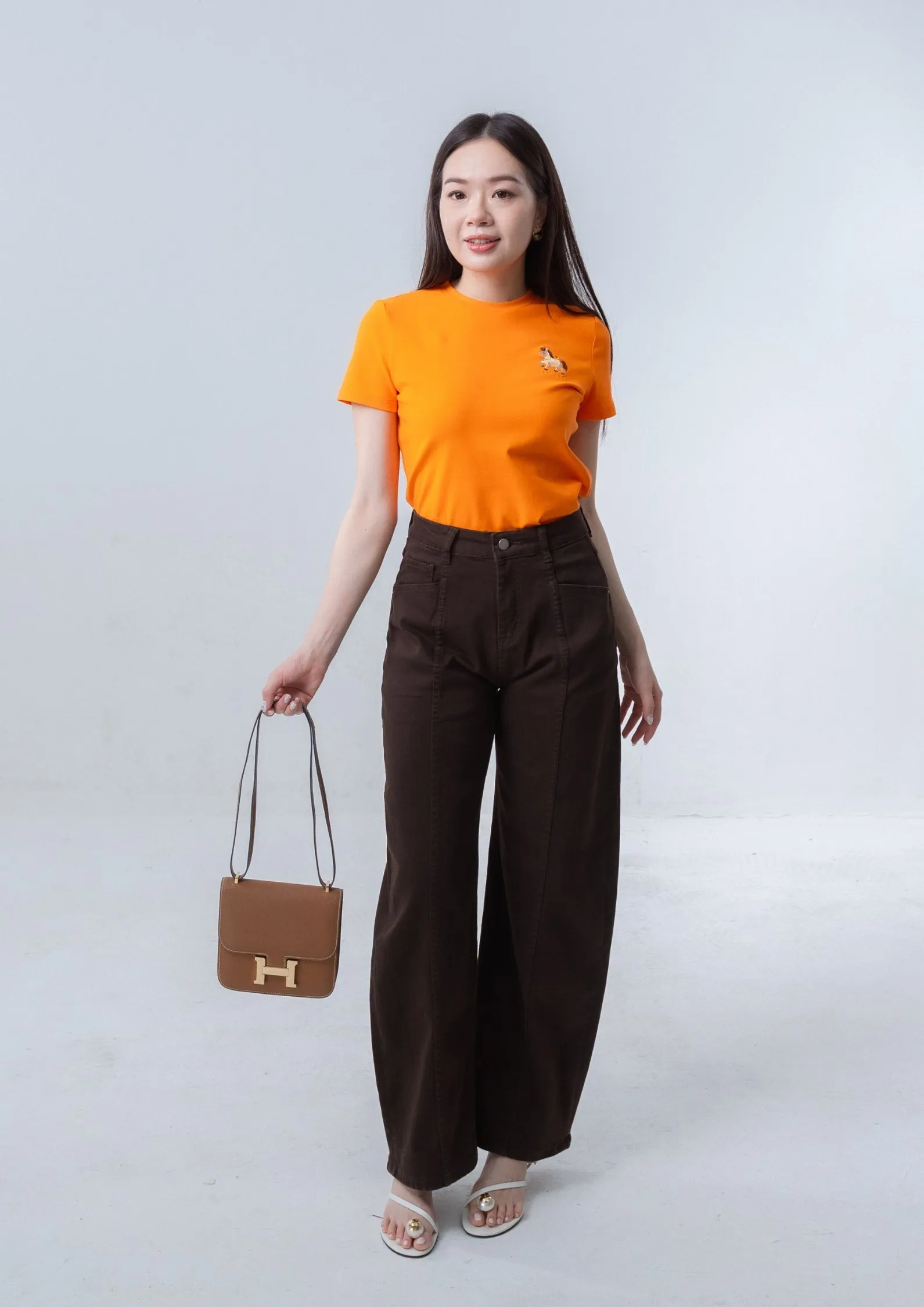 马上有钱Tee - ORANGE ZBP5264