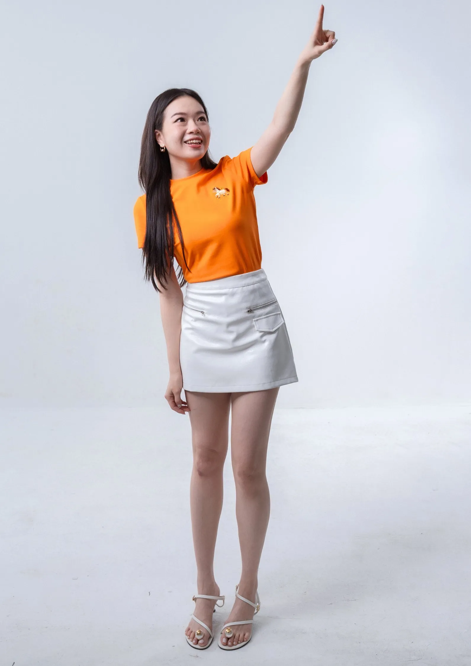 马上有钱Tee - ORANGE ZBP5264