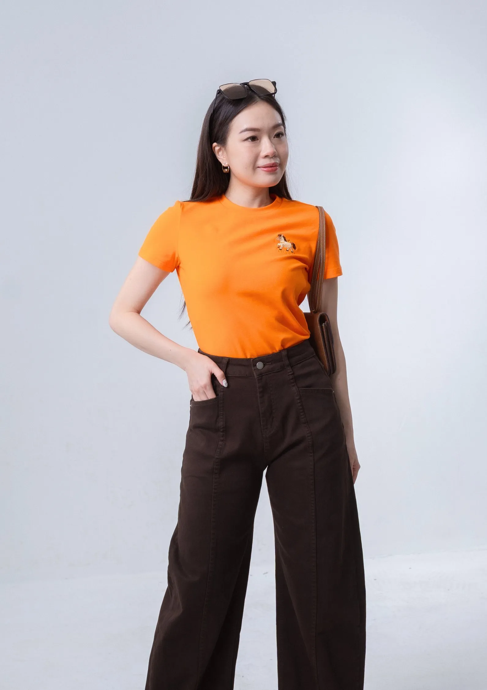 马上有钱Tee - ORANGE ZBP5264